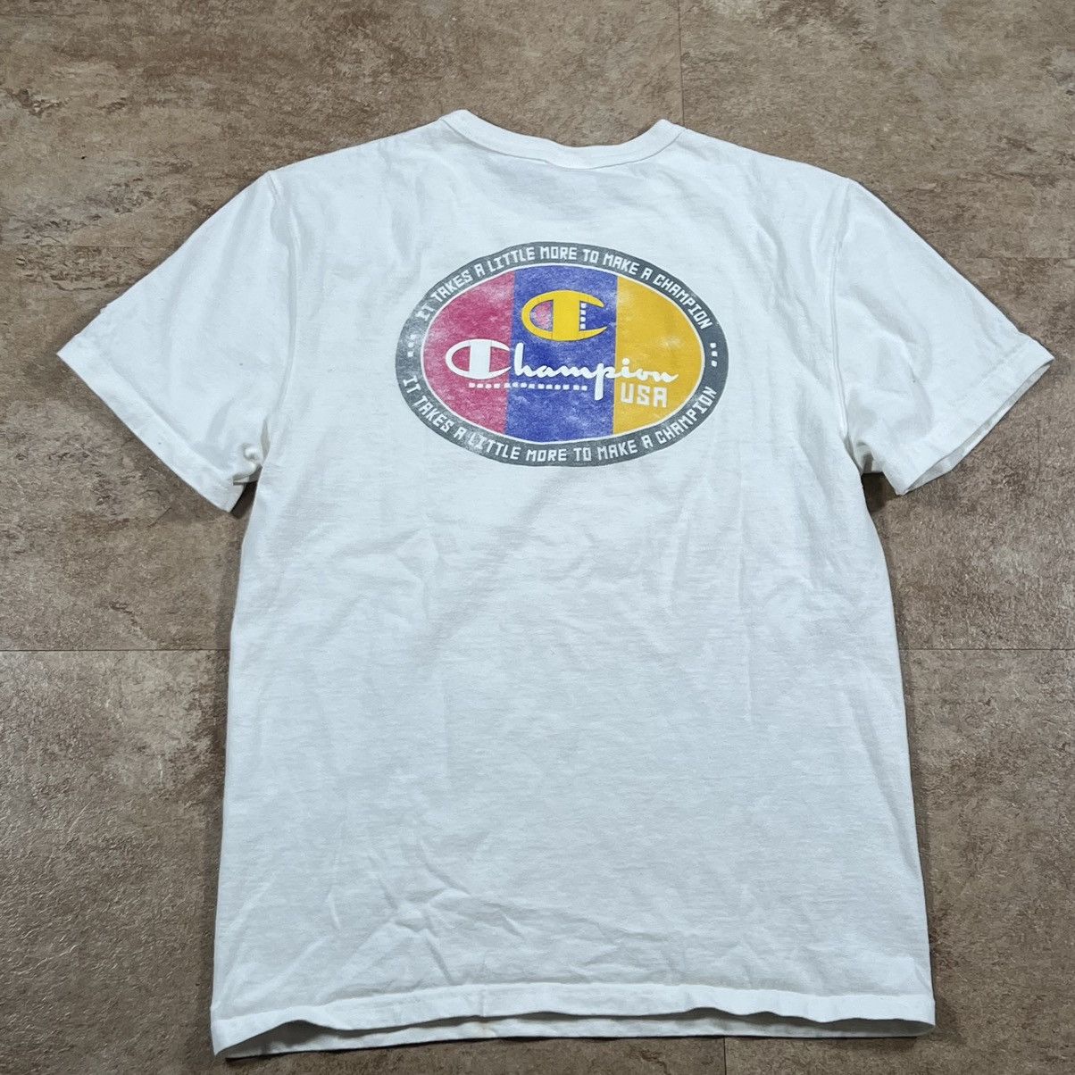 Champion × Vintage vintage champion it takes a little more to make tshirt Size US S / EU 44-46 / 1 - 3 Thumbnail