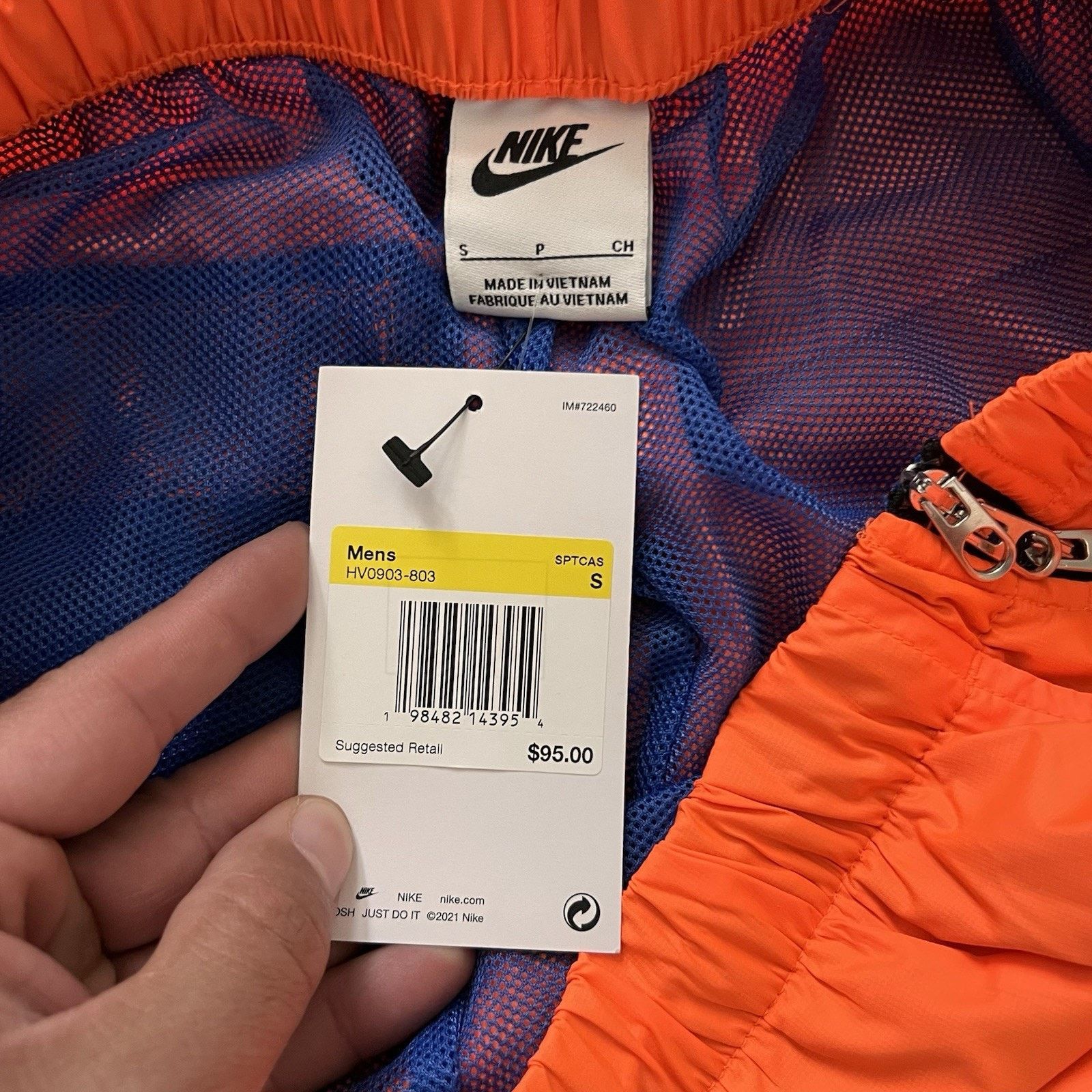 Nike Nike Project FROG Loose Fit Above Knee Shorts Orange Small Size US 28 / EU 44 - 7 Thumbnail