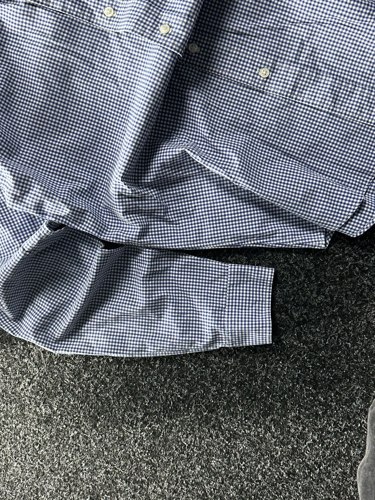 Designer × Polo Ralph Lauren × Vintage ❗️Vintage 90s Polo RALPH LAUREN blue striped Shirt OLD MONEY Size US M / EU 48-50 / 2 - 5 Thumbnail