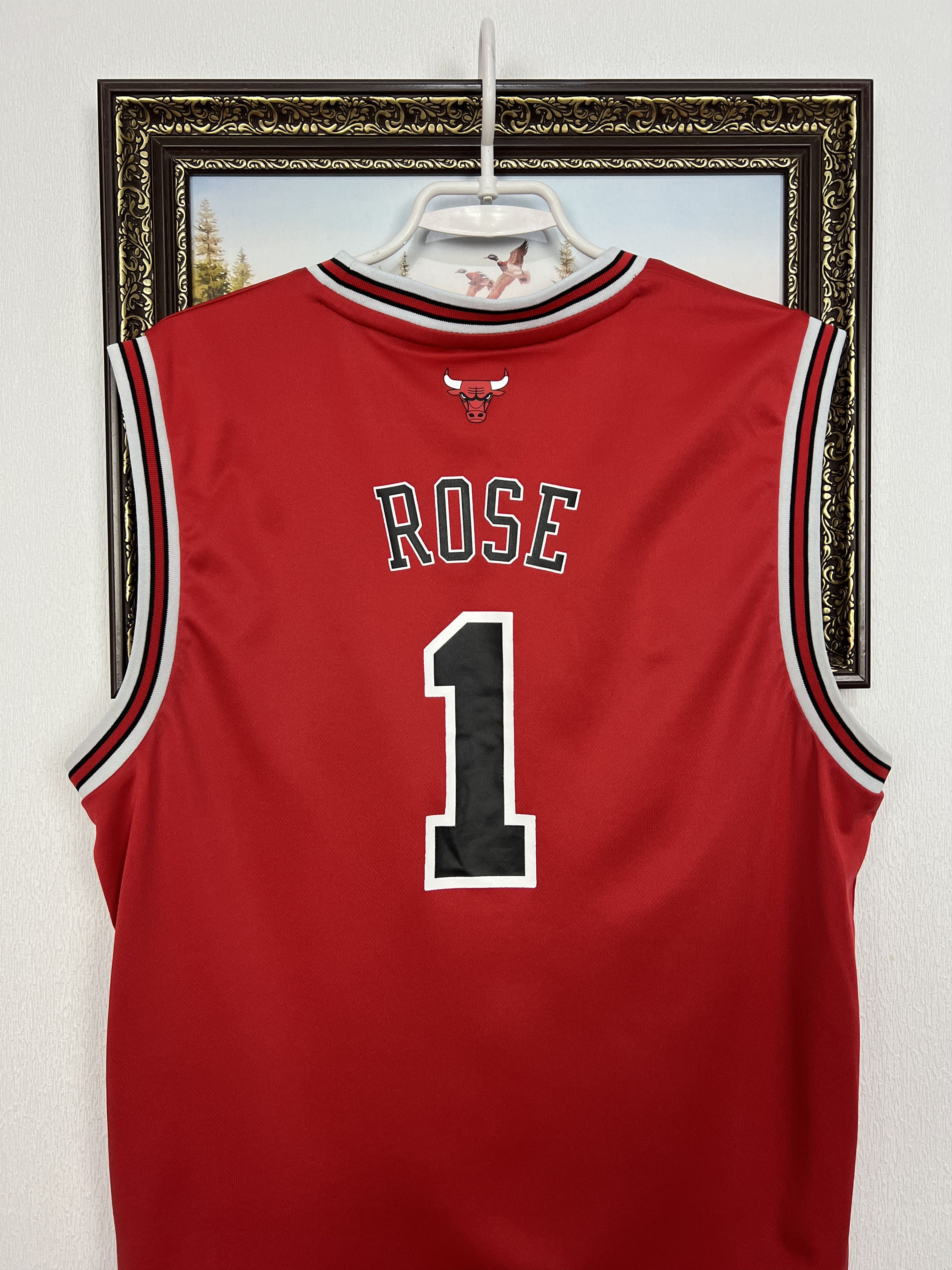 Adidas Vintage Chicago Bulls Derrick Rose NBA Jersey Trikot Shirt Size US M / EU 48-50 / 2 - 9 Thumbnail