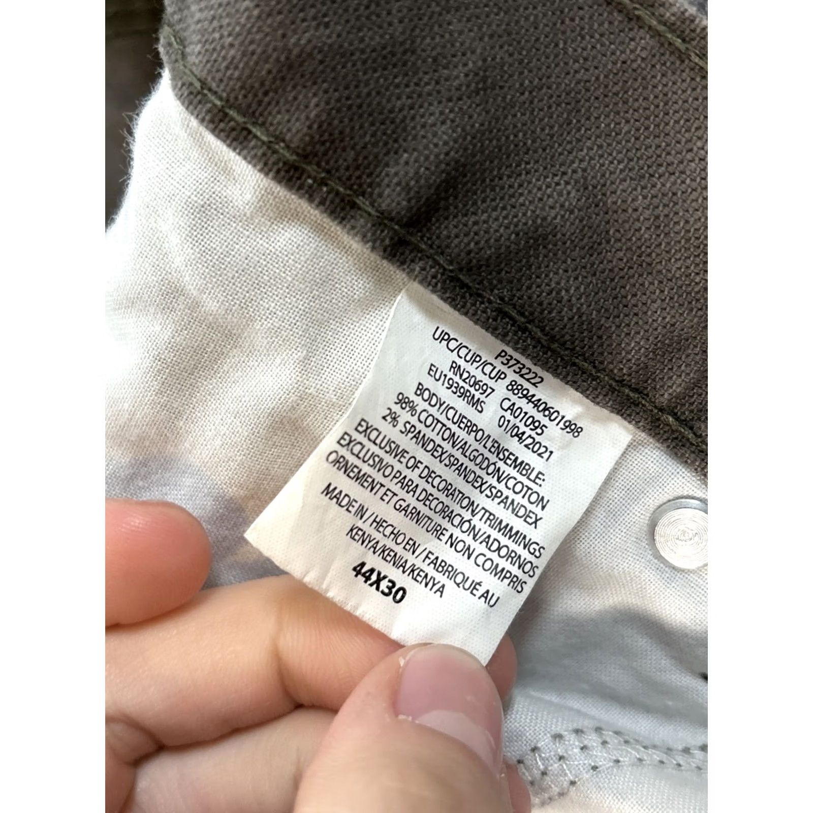 Dickies Dickies Carpenter Pants Mens 44x30 Brown Canvas Work Baggy Utility Y2K Pants Straight 5-Pocket Denim? Size US 44 / EU 60 - 5 Thumbnail