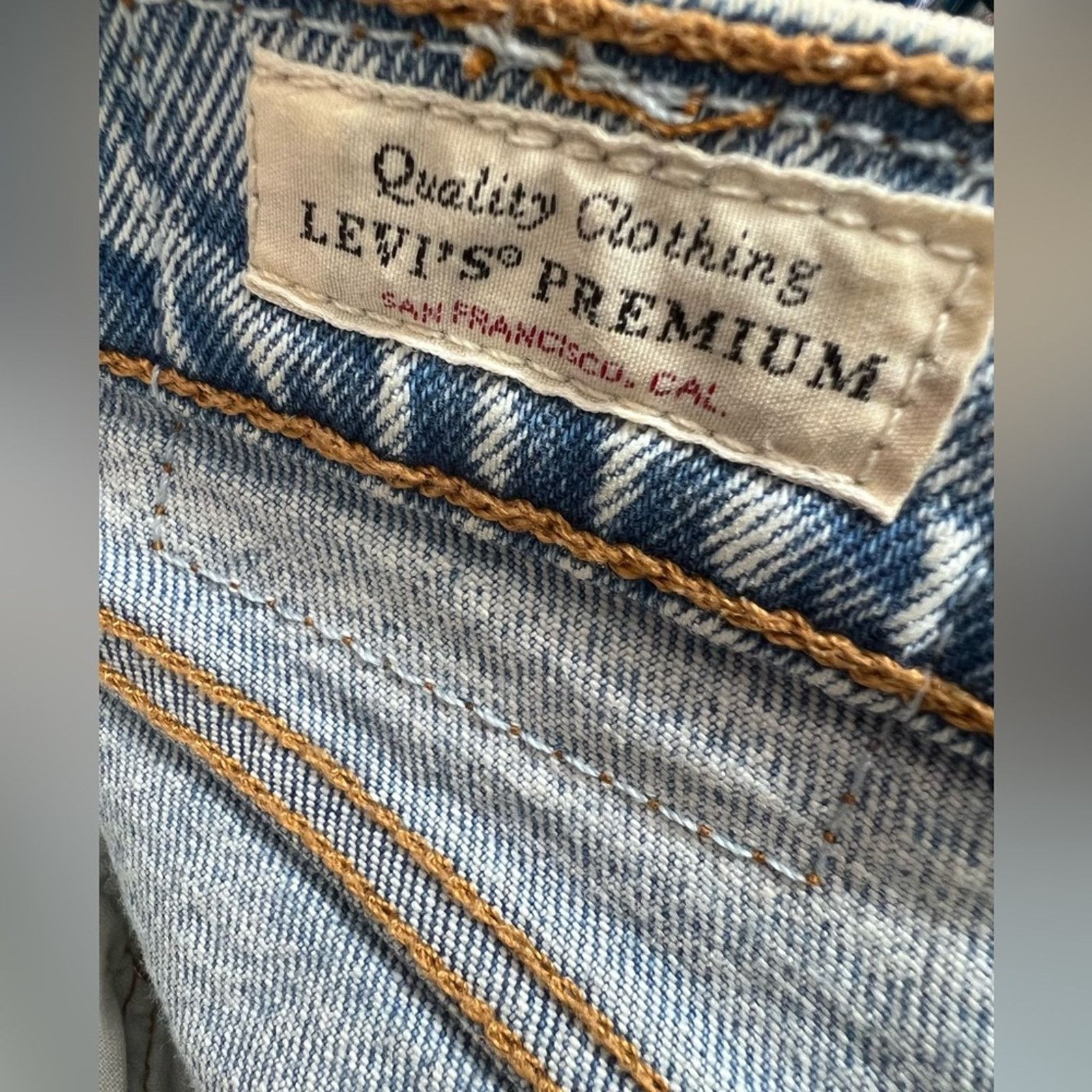 Levi's Levi's Women's Premium 501 Crop Jeans Acid Wash 32x26 CLEAN Size 32" / US 10 / IT 46 - 8 Thumbnail