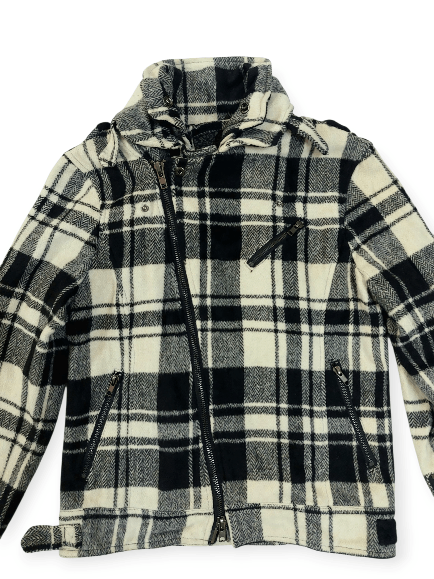 Designer Xfrm Multi Zipped Nova Check Jacket Size US M / EU 48-50 / 2 - 8 Thumbnail