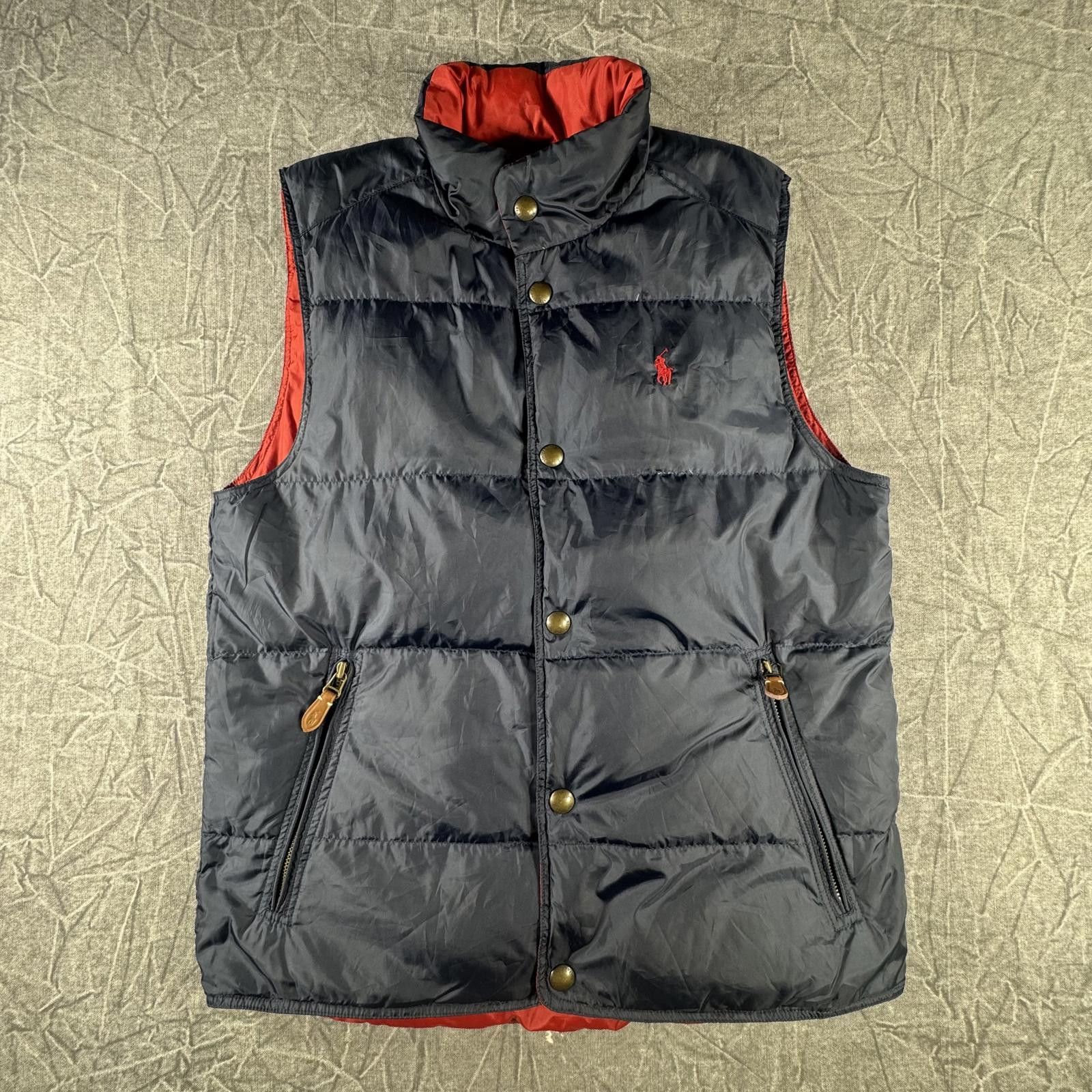 Polo Ralph Lauren Ralph Lauren Vest Men's S Navy Red Puffer Reversible Size US S / EU 44-46 / 1 - 1 Thumbnail