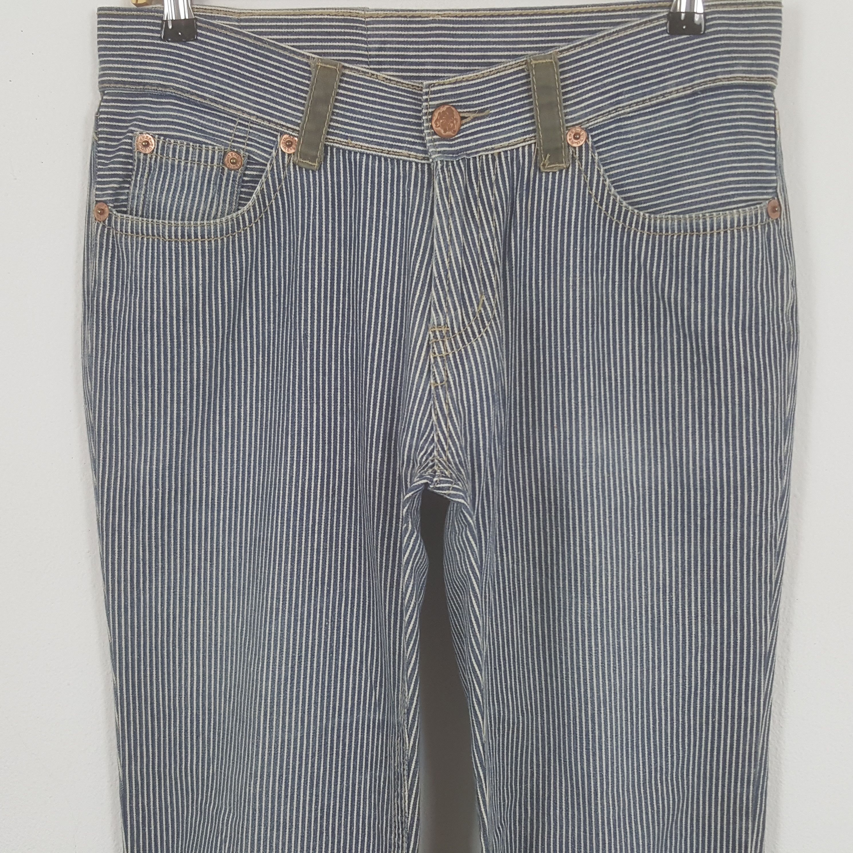 Japanese Brand Vintage Evisu Japanese Brand No 2 Daicock Denim Jeans Size US 31 - 5 Thumbnail