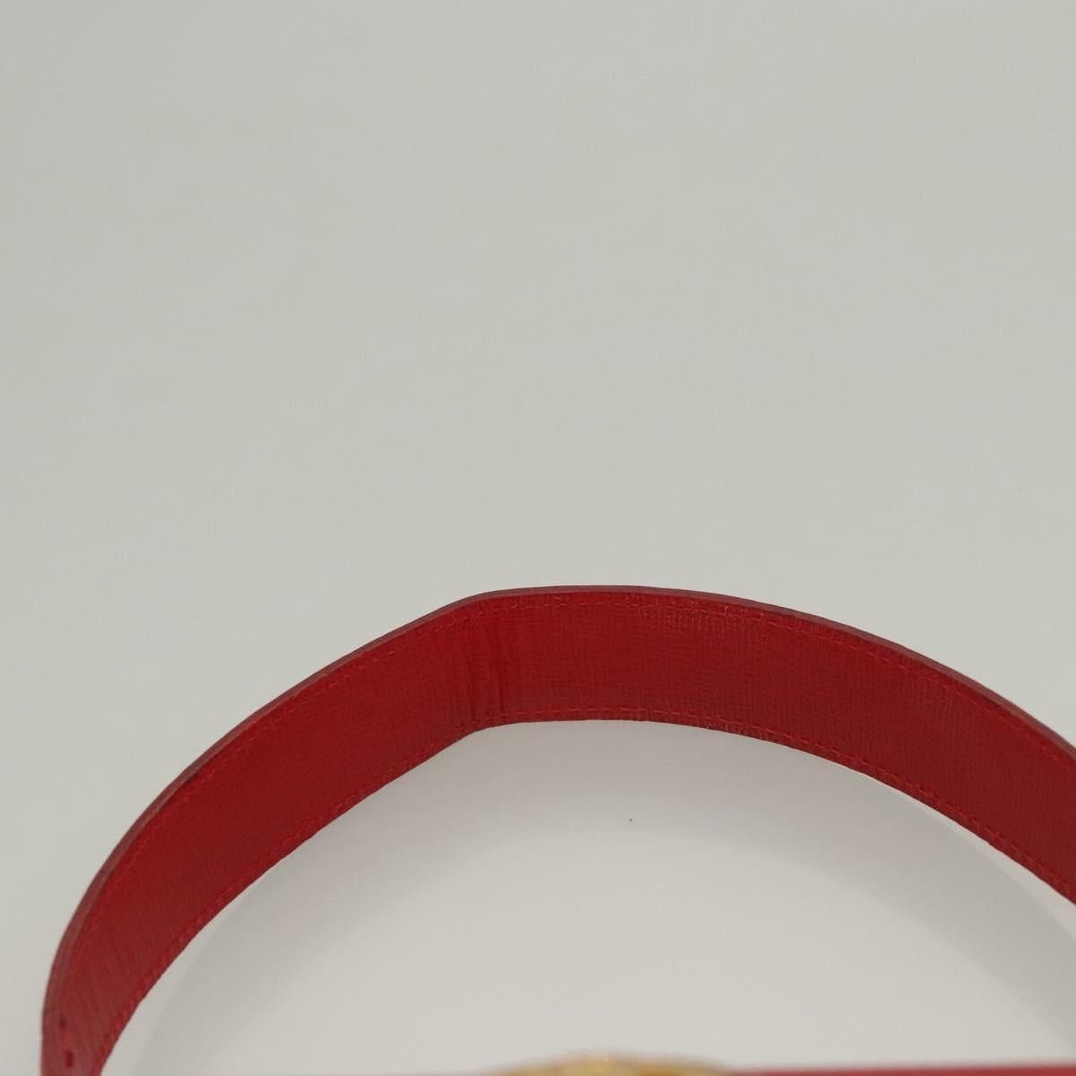 Dior DIOR Hand Bag Leather Red Gold Size ONE SIZE - 8 Thumbnail