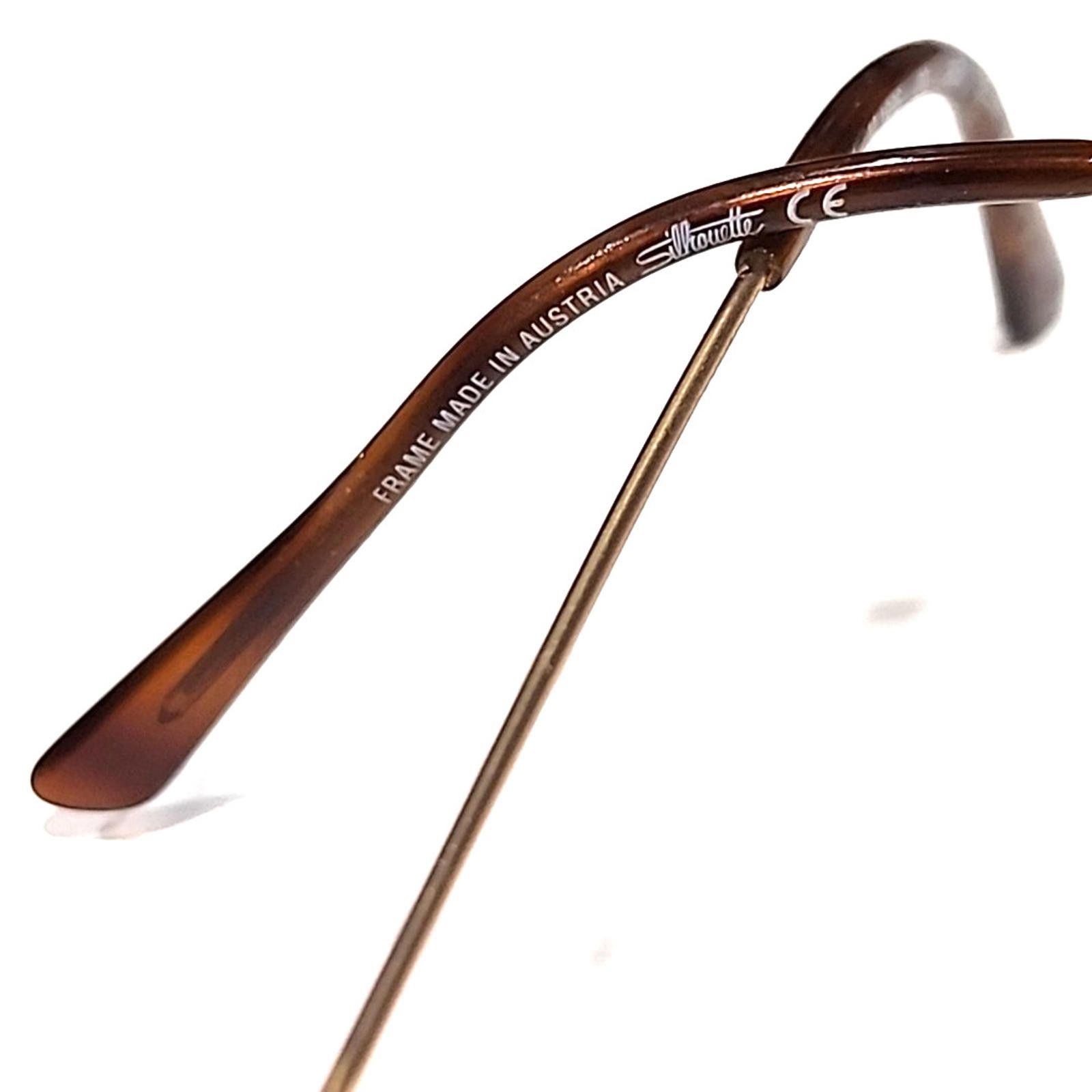 Silhouette Silhouette SPX1936 Small Clear Brown Eyeglasses 52-16 135 Size ONE SIZE - 10 Thumbnail