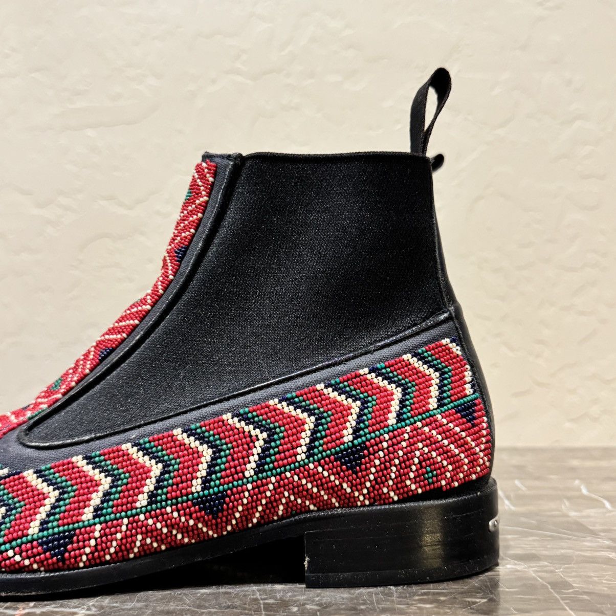 Donald Pliner Donald Pliner Beaded Leather Chelsea Boots Size US 8 / EU 41 - 4 Thumbnail