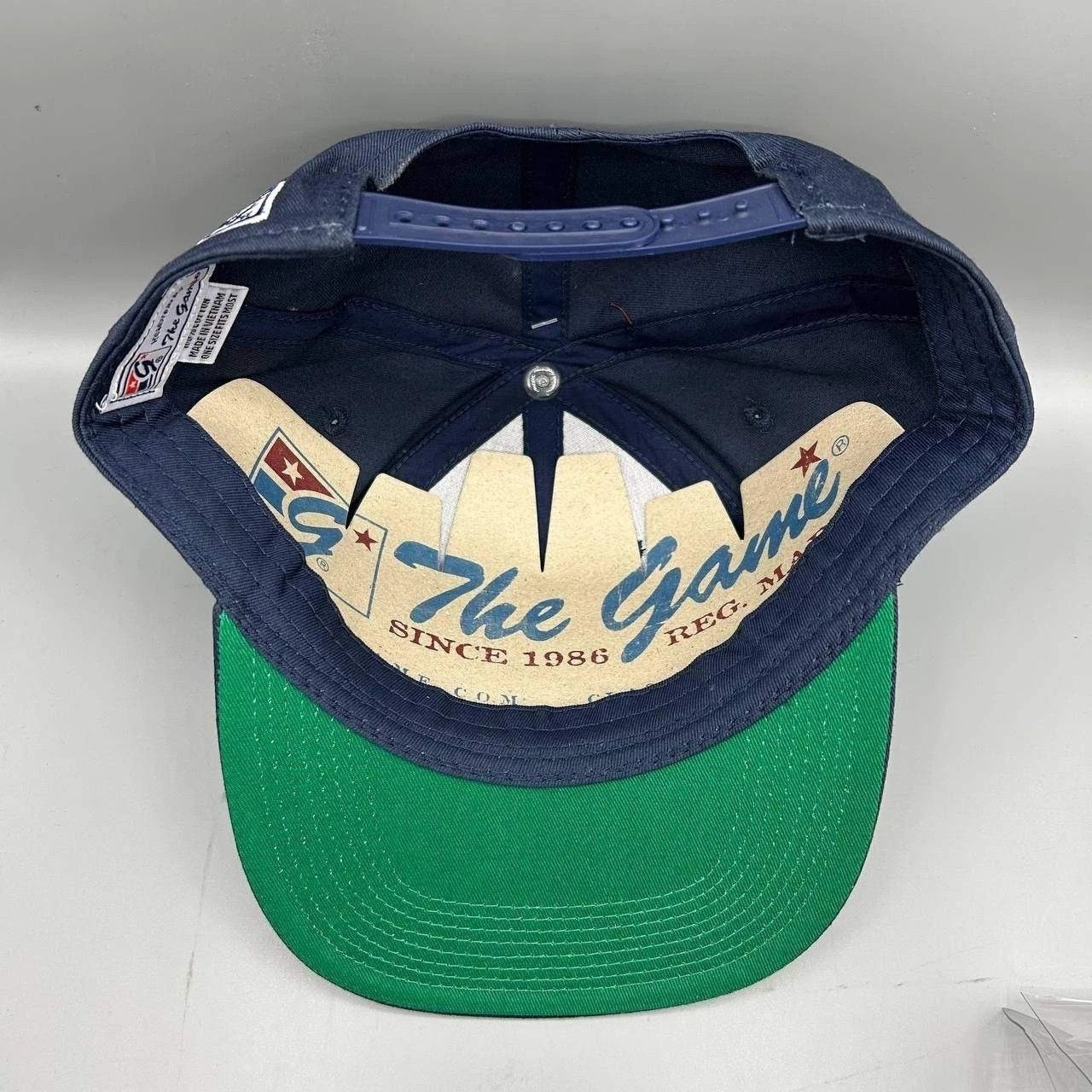 The Game Michigan Wolverines Hat Men Blue Green NCAA Snap Back Cotton Size ONE SIZE - 2 Thumbnail