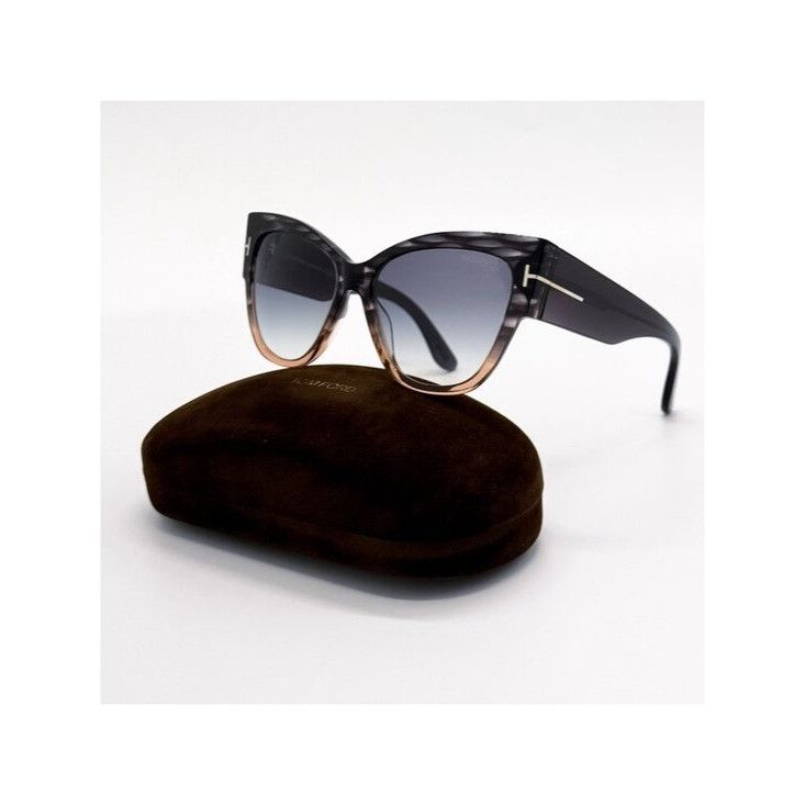 Tom Ford NEW TOM FORD ANOUSHKA SUNGLASSES TF371 20B BROWN  display picture 1