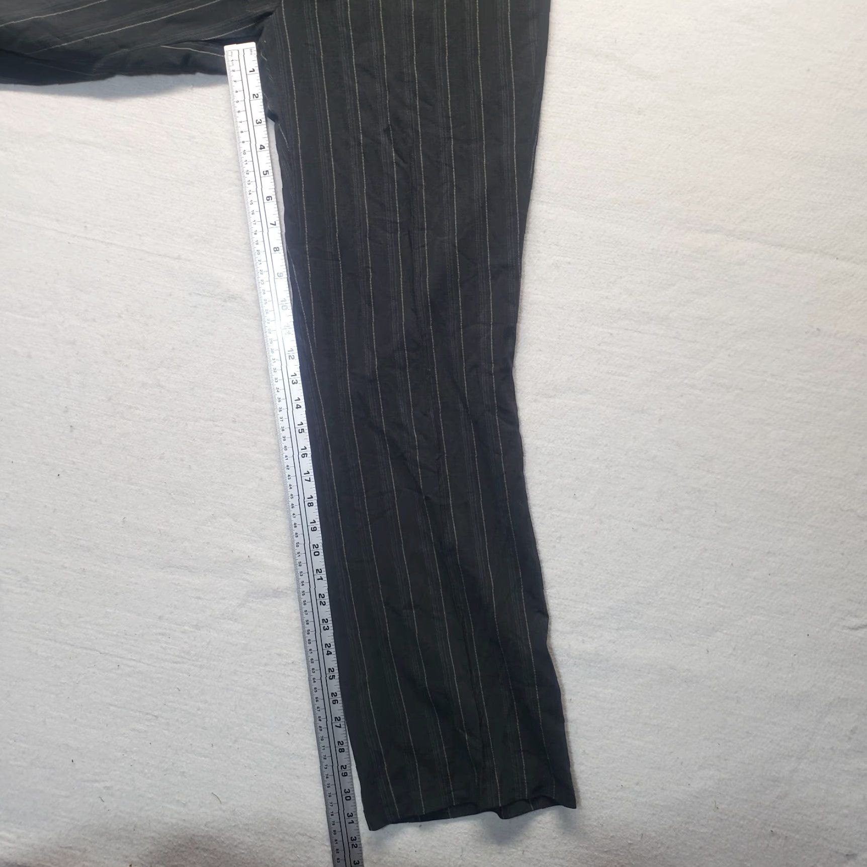 Vintage Nash International Gray Pinstriped Dress Pants Adult Women's Size 12 Size 34" / US 12 / IT 48 - 6 Thumbnail
