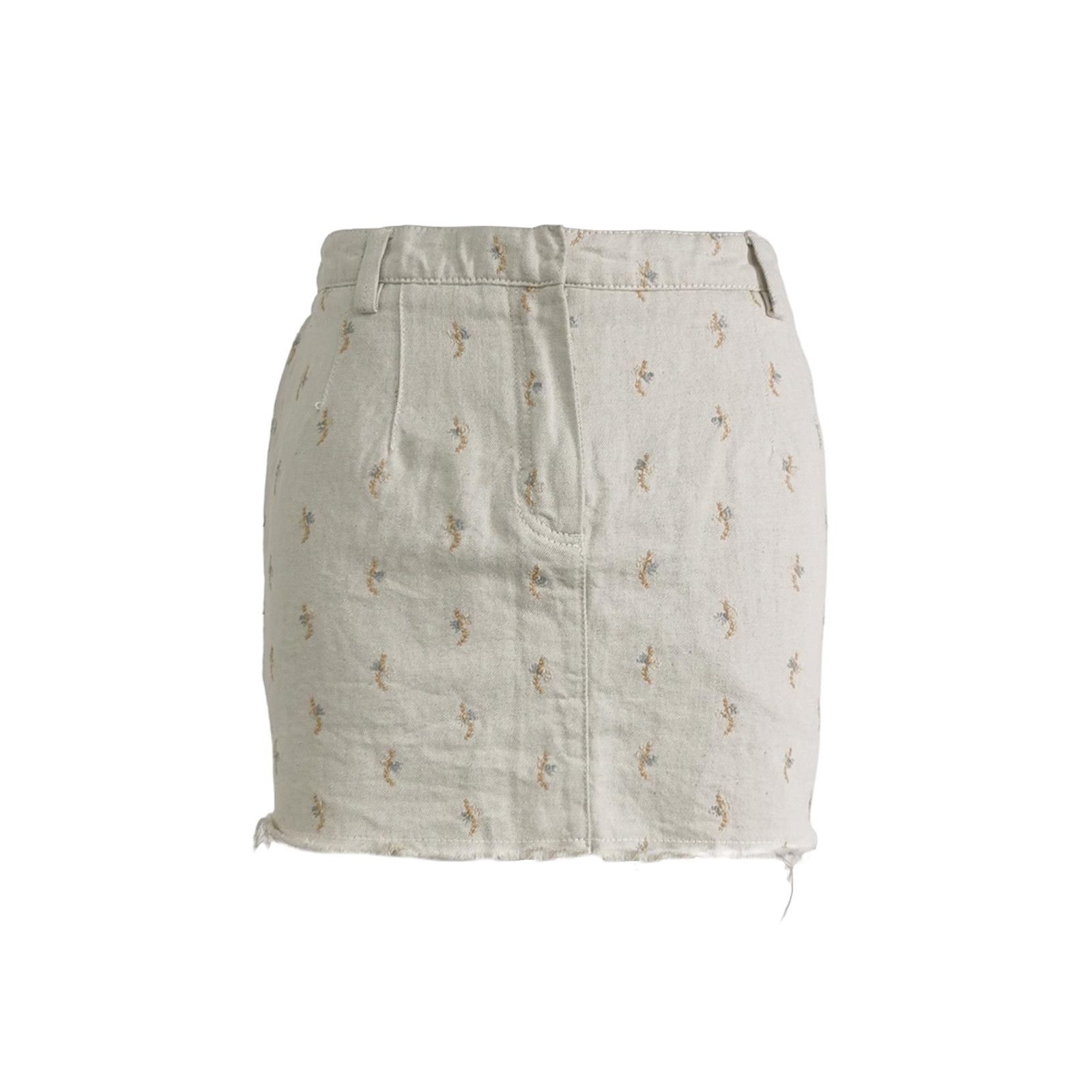 Lanvin Lanvin Floral Embroidered Mini Skirt Size 38 Size 27" / US 4 / IT 40 - 1 Thumbnail