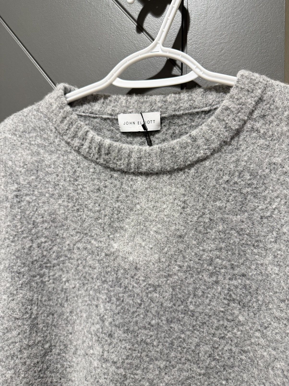 John Elliott Wool Powder Knit Crewneck Size US M / EU 48-50 / 2 - 2 Thumbnail