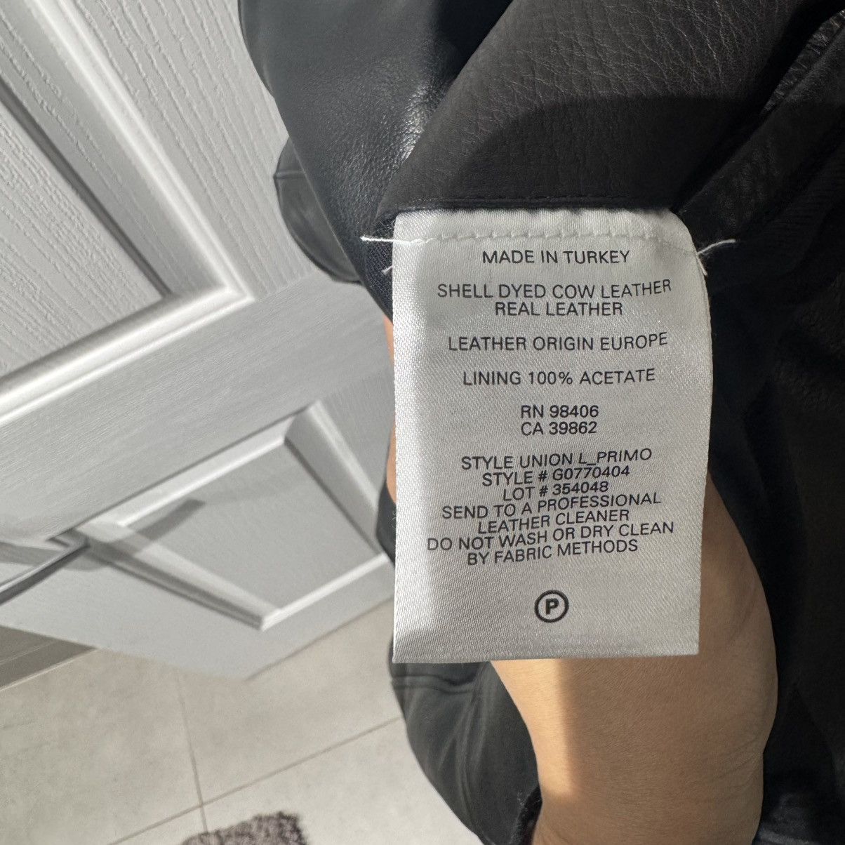 Theory New York brand Theory Shell Dyed Cow Leather Motor Jacket Size US M / EU 48-50 / 2 - 7 Thumbnail