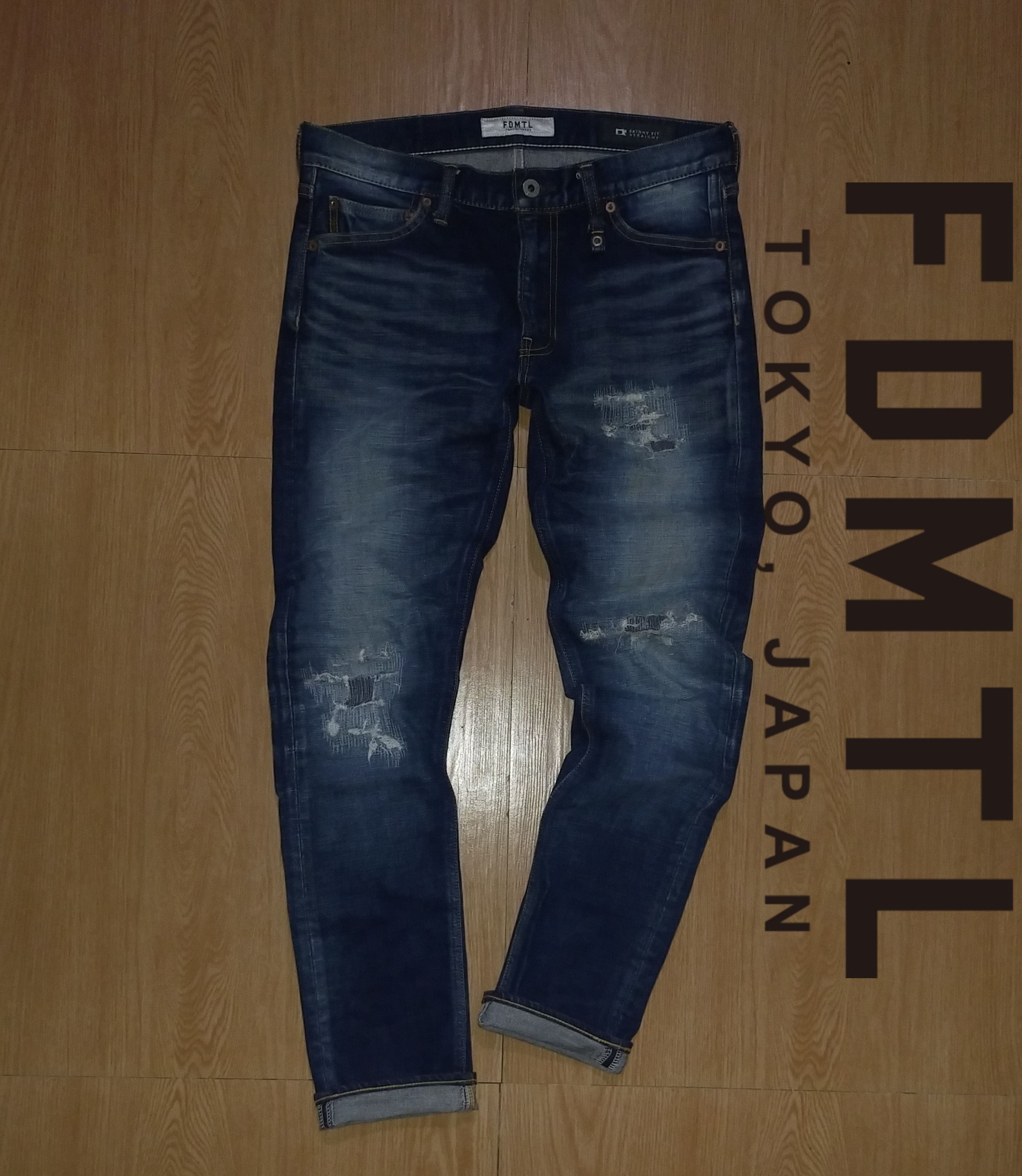 FDMTL distressed jeans
