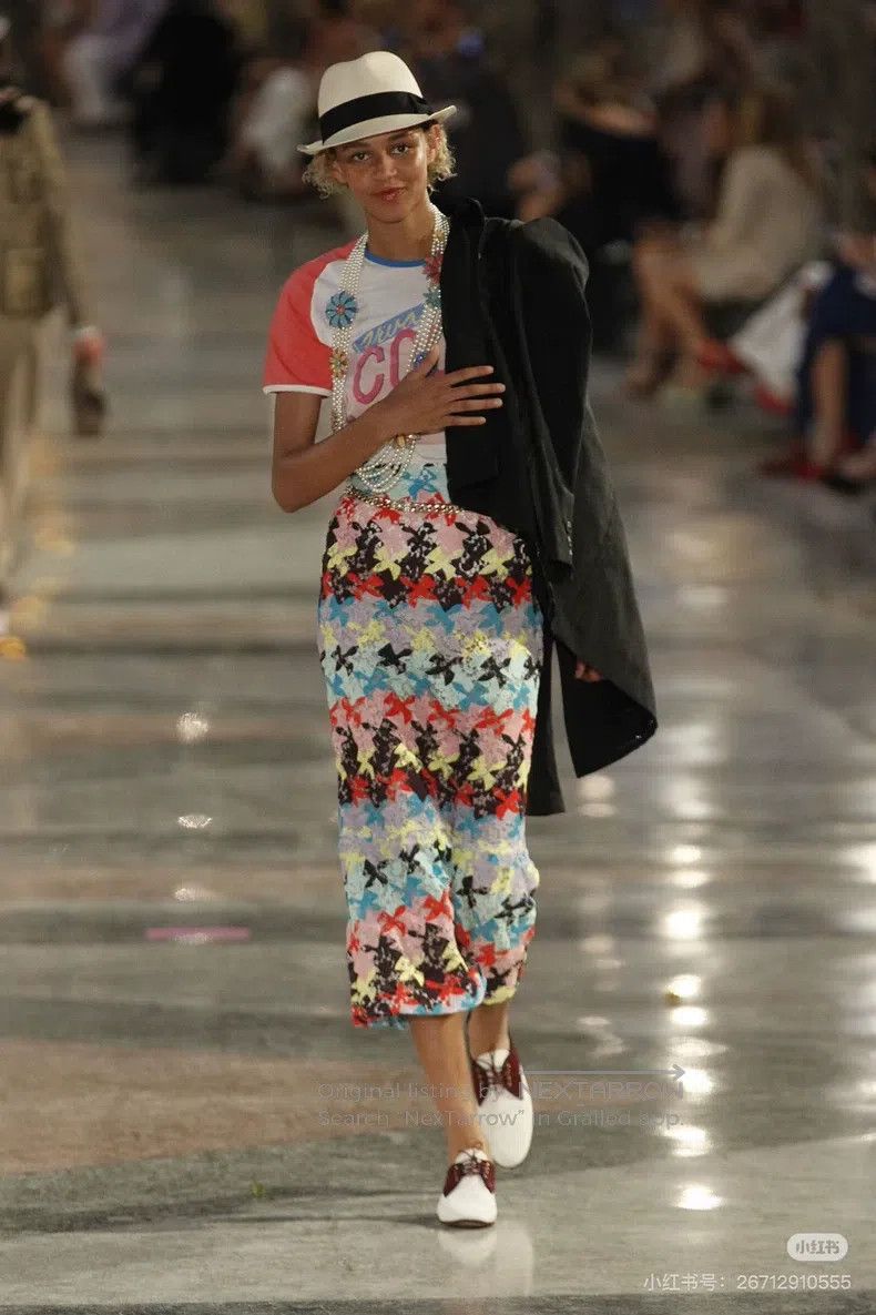 Chanel Chanel Cuban series colorful skirt Size 42" / US 20 - 8 Thumbnail