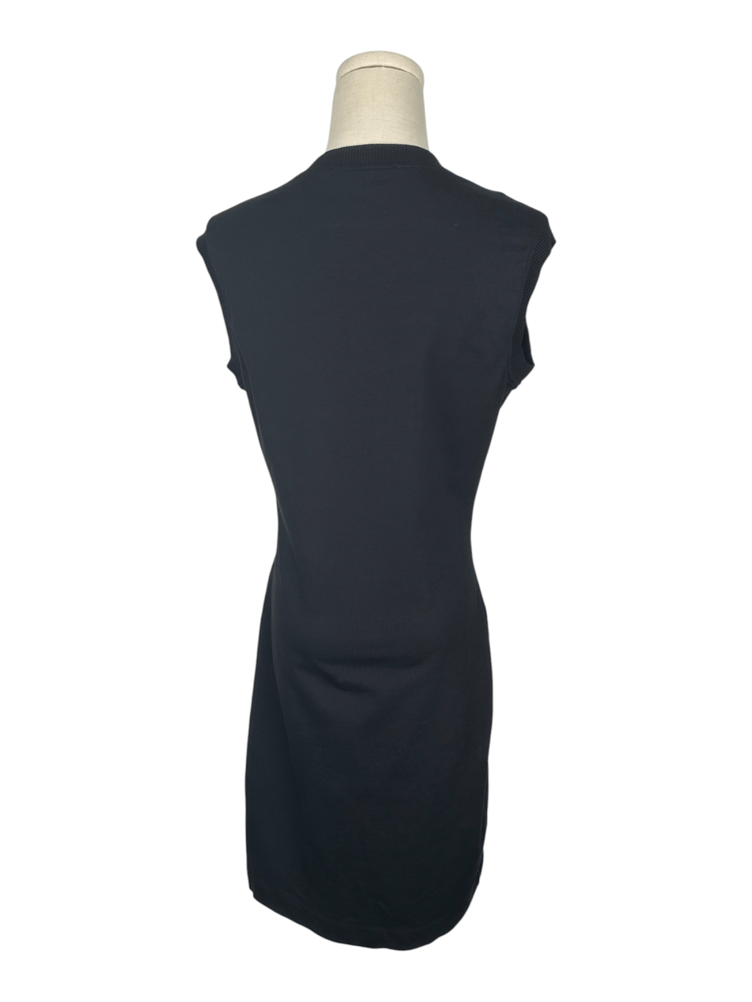 Love Moschino Love Moschino Black Cotton Dress Size M / US 6-8 / IT 42-44 - 2 Thumbnail
