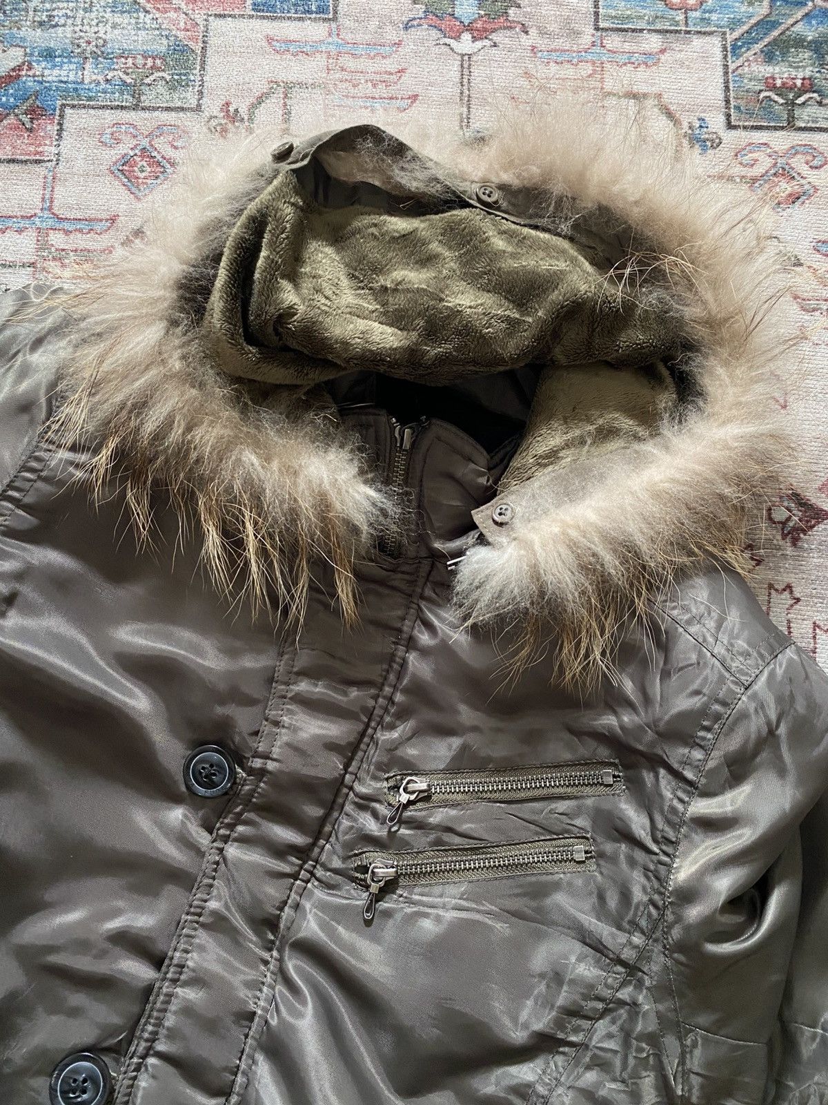 If Six Was Nine Fuga Military Fur Hooded Jacket Size US M / EU 48-50 / 2 - 5 Thumbnail
