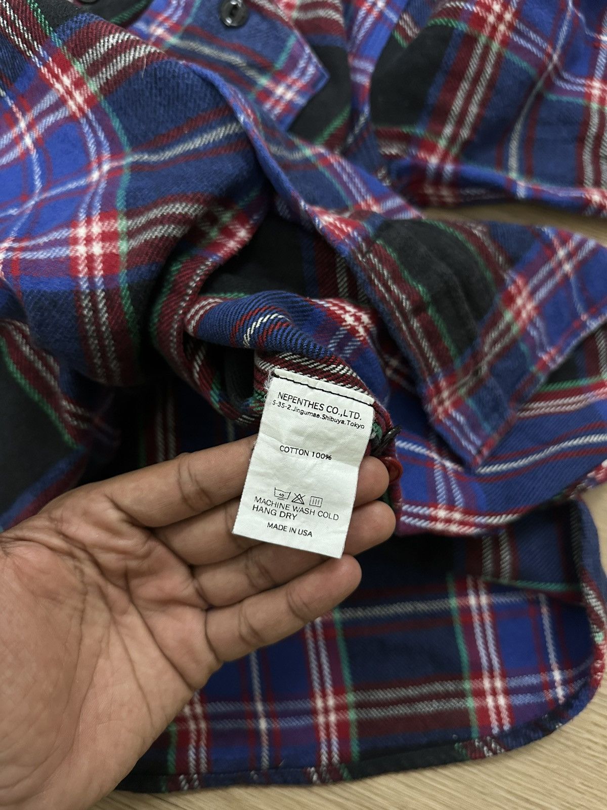 Engineered Garments × Japanese Brand × Nepenthes Rare Engineered Garments Nepenthes Plaid Checkered Shirt Size US S / EU 44-46 / 1 - 7 Thumbnail