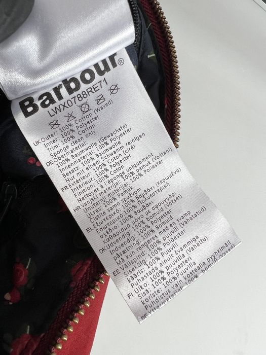 Barbour BARBOUR RETAIL ANTIQUE EMILY Red Wax Jacket Waxed Coat Grailed