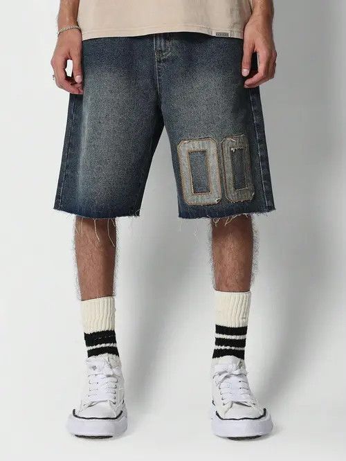 Jean Hiroko x Misao Denim Jeans distressed Shorts Jorts Size US 32 / EU 48 - 5 Thumbnail