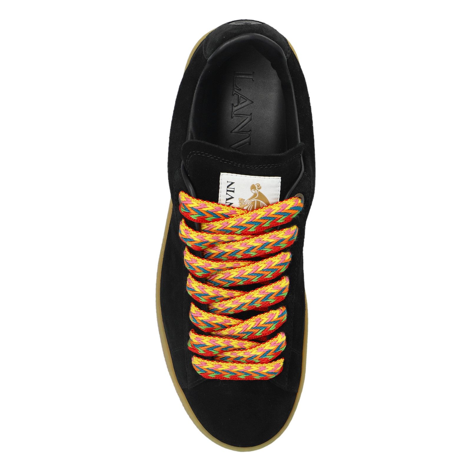 Lanvin LANVIN Curb Black Suede Sneakers New & Authentic (Men's size Size US 7 / EU 40 - 4 Thumbnail