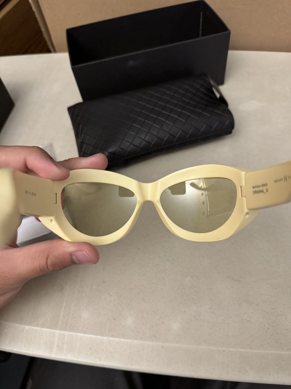 Bottega Veneta Bottega Veneta Thick Injection Round Sunglasses Original 12 Size ONE SIZE - 8 Thumbnail