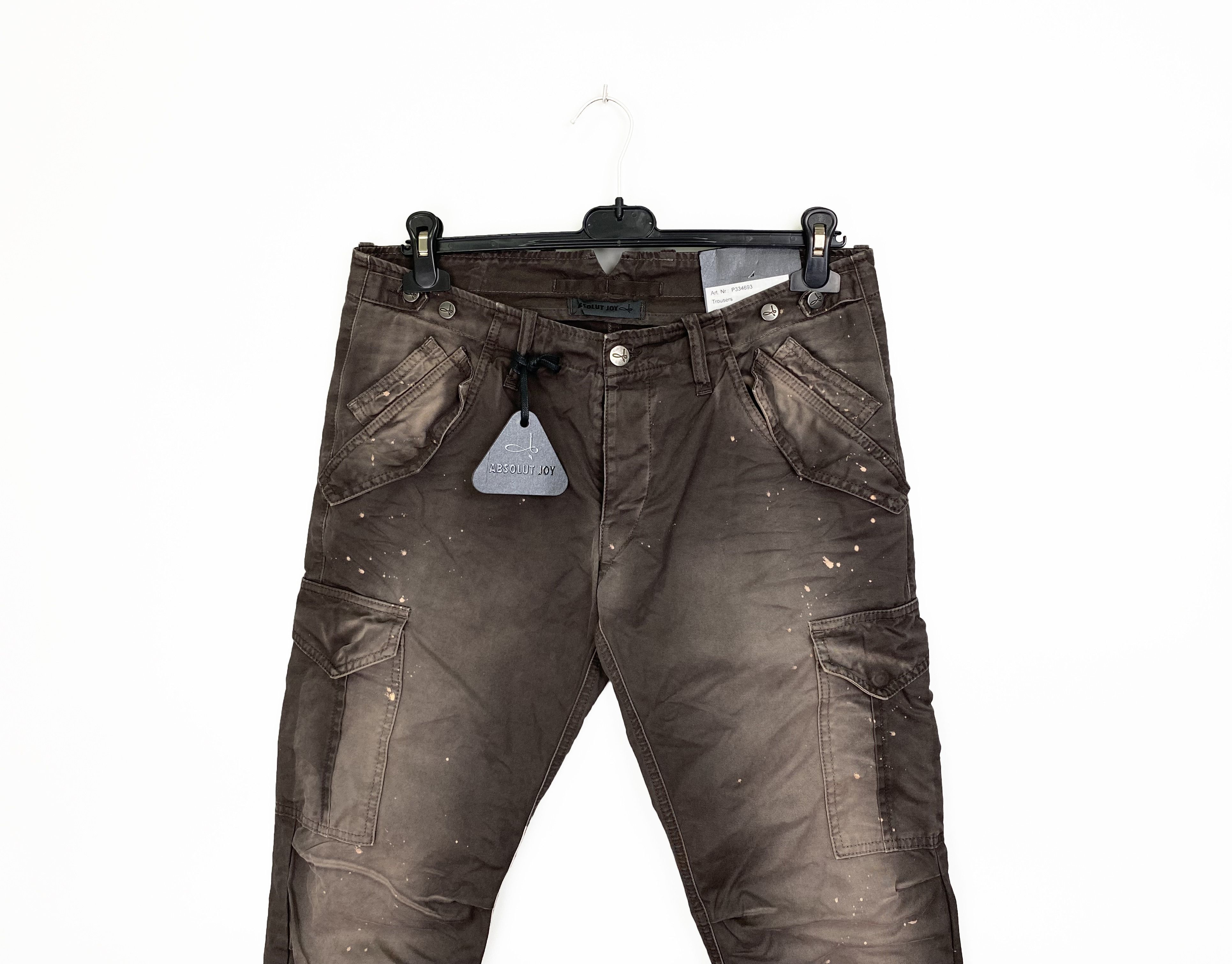 Absolut Joy NWT Absolut Joy Painted Cargo Pant Size M Made in Italy Size US 32 / EU 48 - 2 Thumbnail