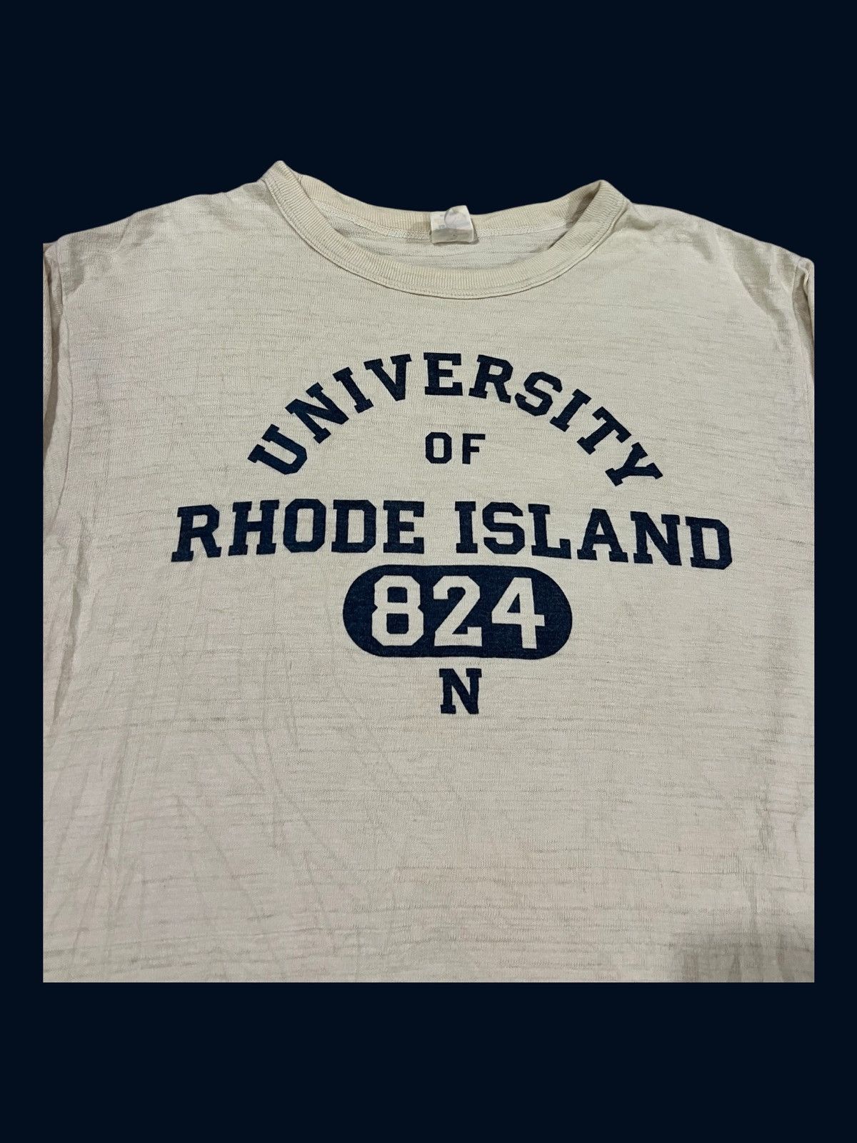 Warehouse Vintage University of Rhode Island Loopwheel Cut LS Sweater Size US M / EU 48-50 / 2 - 2 Thumbnail