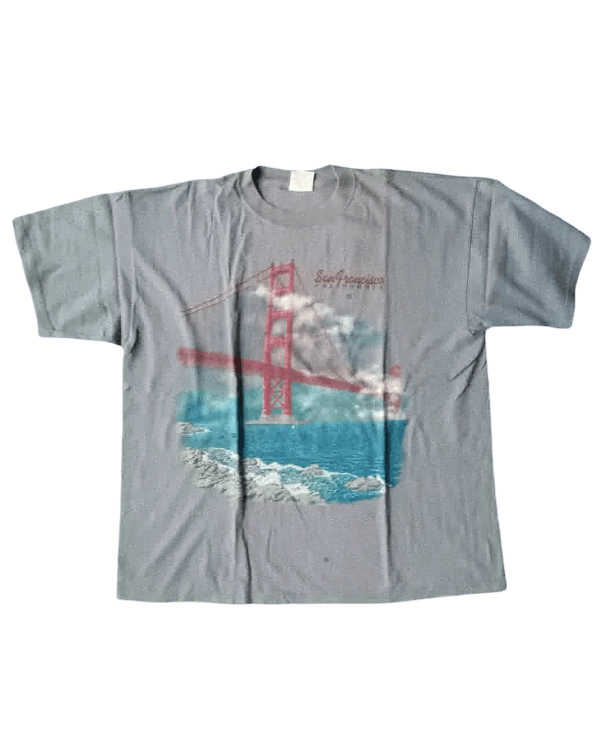 Gildan × Vintage Vintage San Francisco California Art Graphic Gildan Tees Size US XL / EU 56 / 4 - 1 Thumbnail
