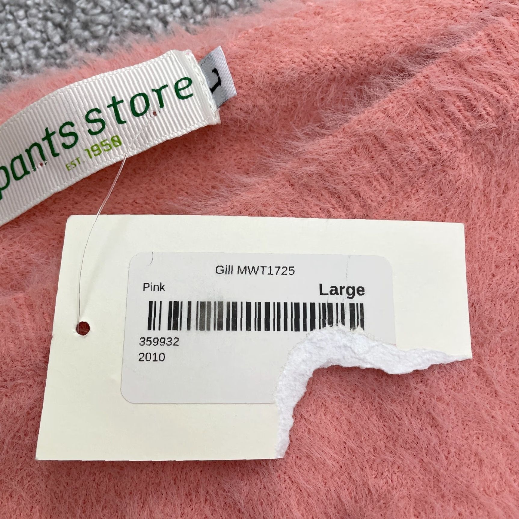 Pinko Pants Store Asymmetrical Sleeve Knit Sweater Womens L Pink Nylon NWT Casual Modern Pullover Best Seller Womens Size Large Pink Nylon Sweater Size L / US 10 / IT 46 - 4 Thumbnail