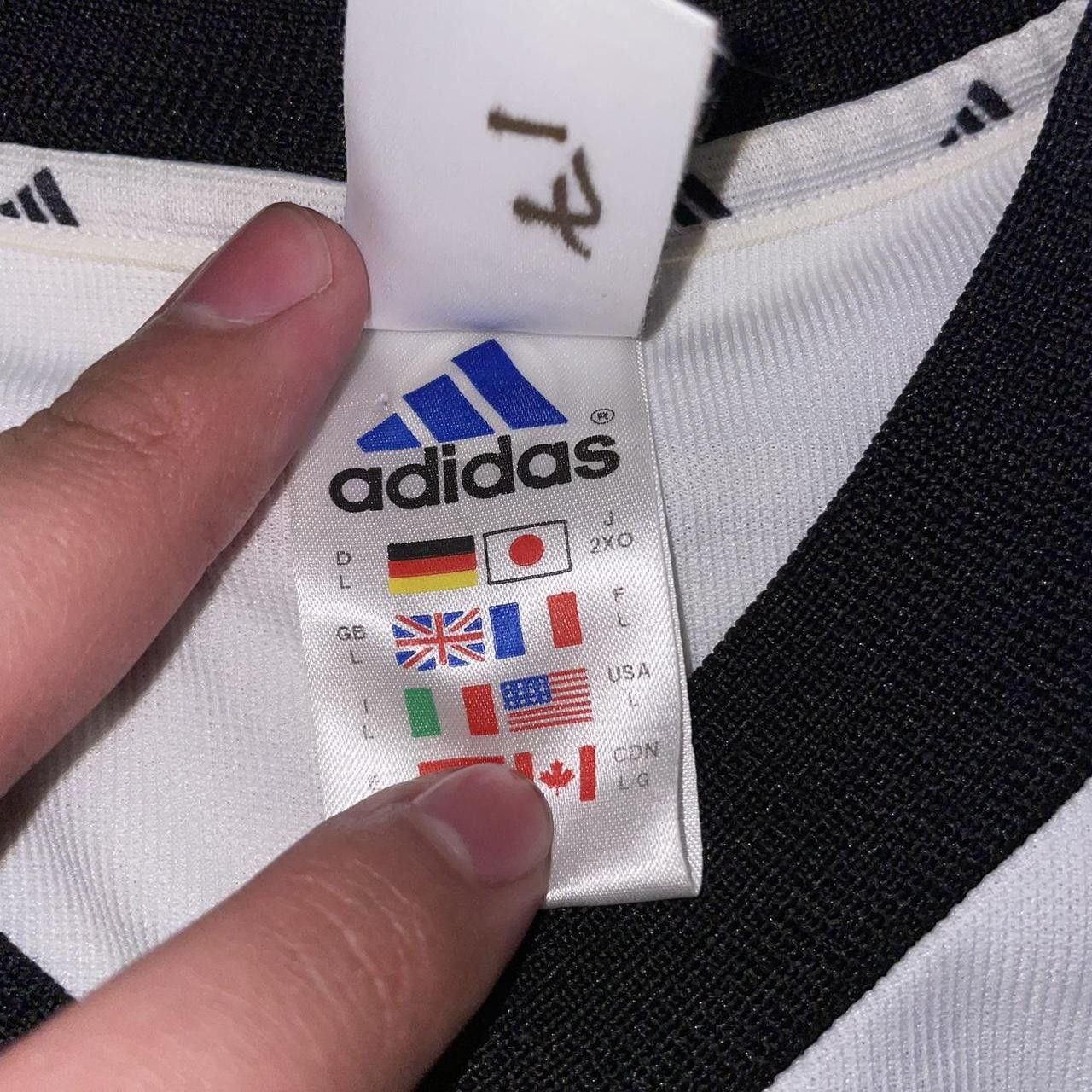 Adidas × Vintage Vintage Y2K Adidas Germany 2002-2003 Home World Cup Jersey Size US L / EU 52-54 / 3 - 4 Thumbnail