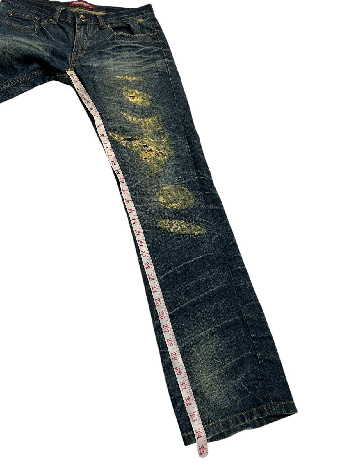 Japanese Brand × Kapital × Vintage Nylaus Japanese Style Distressed Denim Jeans Size US 34 / EU 50 - 21 Thumbnail
