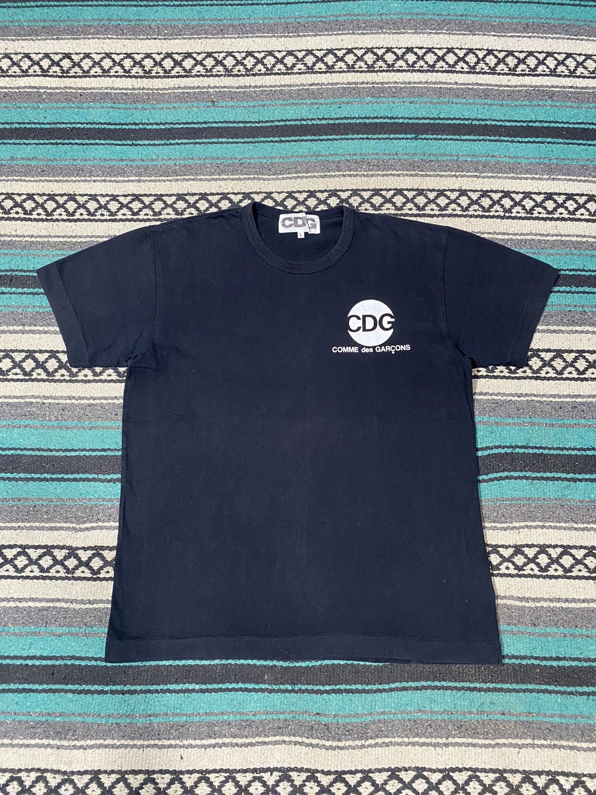 Comme des Garcons CDG Chest Circle Logo T-Shirt Size US L / EU 52-54 / 3 - 1 Thumbnail