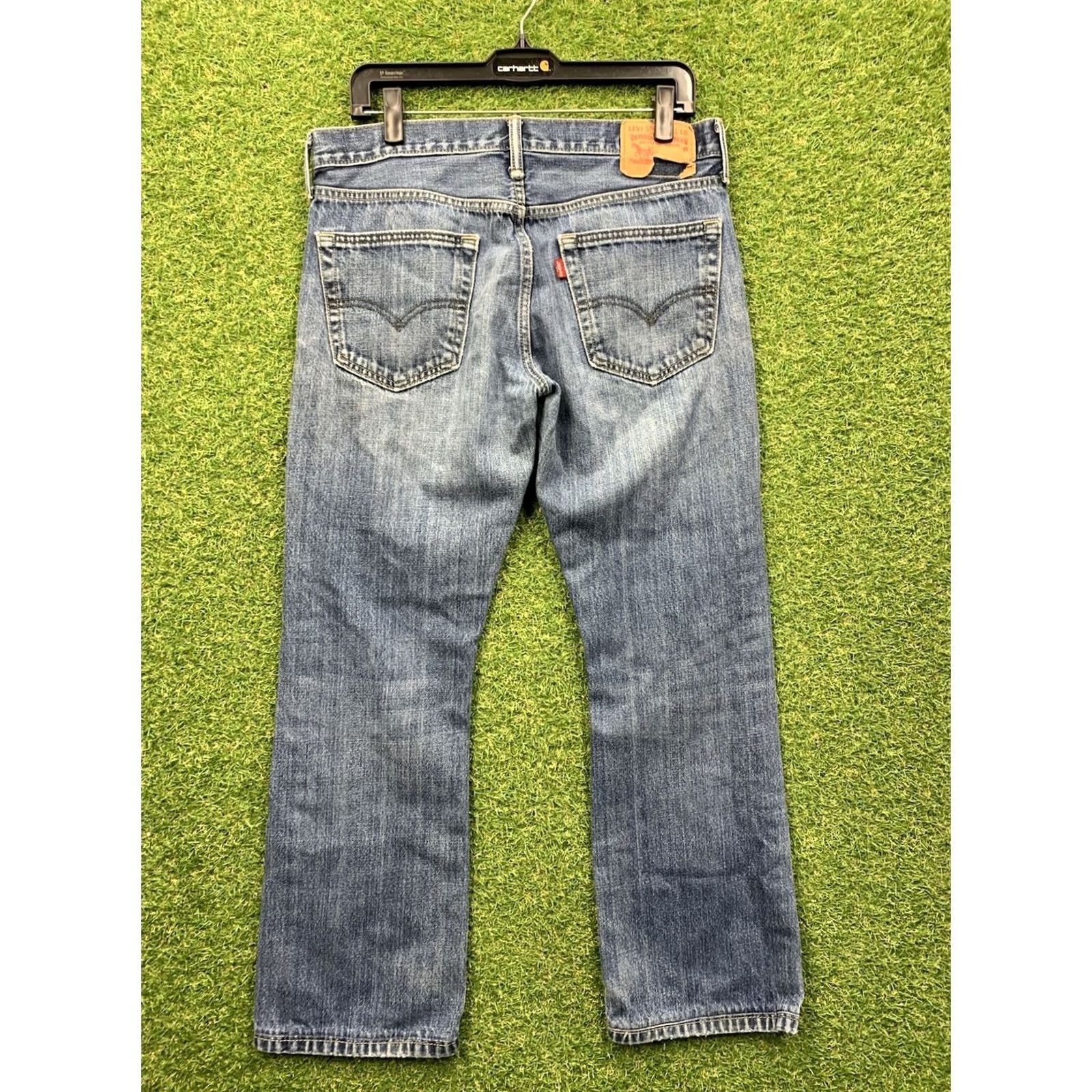 Levi's Levi's 527 Jeans Mens 36x28 Blue Straight Leg Denim Classic Mid Rise Pants Work Size US 36 / EU 52 - 2 Thumbnail