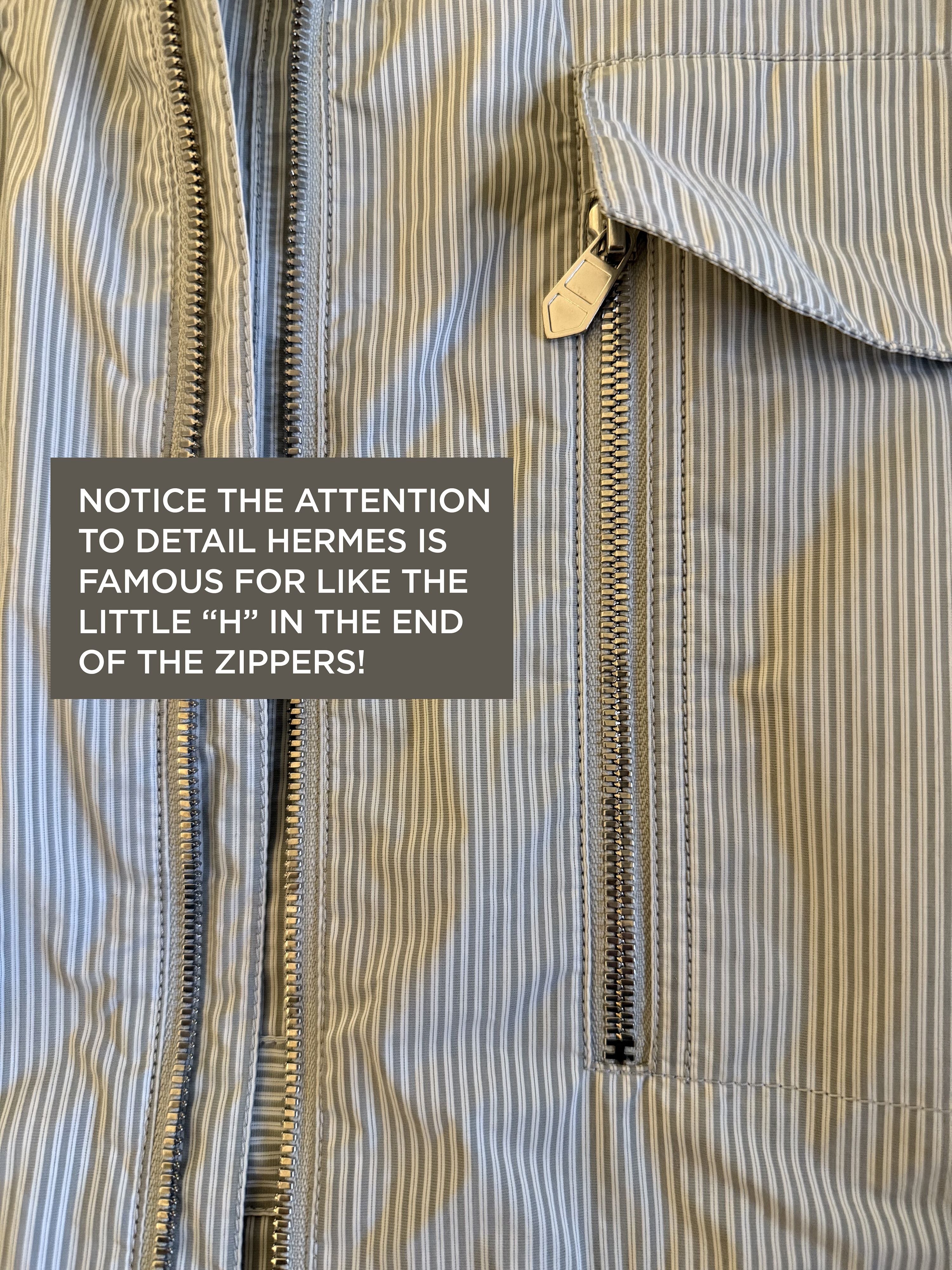 Hermes Coveted Rare New $5,900 w/tax HERMES “Rayure” Windbreaker Size US M / EU 48-50 / 2 - 18 Thumbnail