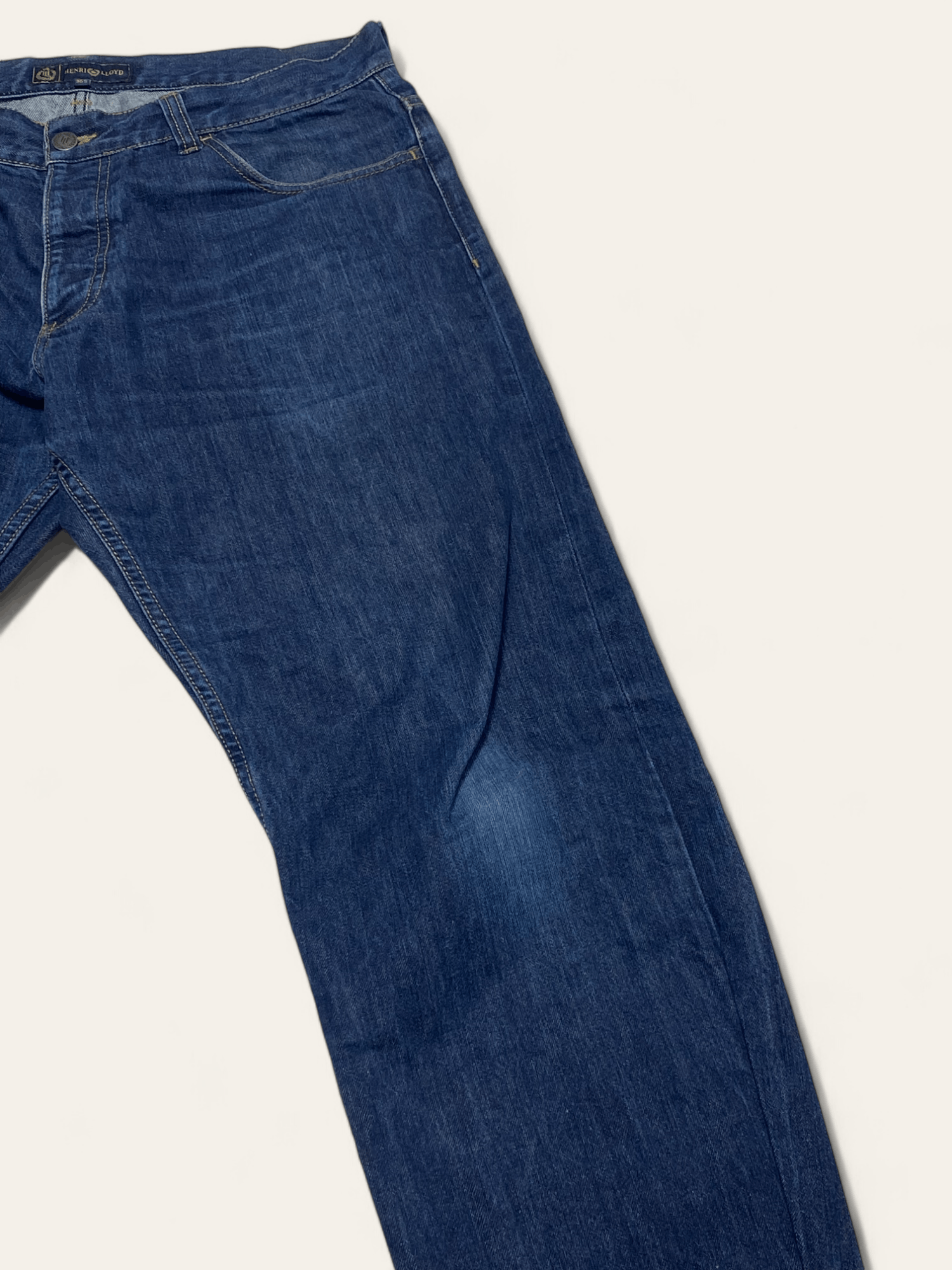 Henri Lloyd Vintage HENRI LLOYD Denim Blue Jeans Size US 34 / EU 50 - 4 Thumbnail
