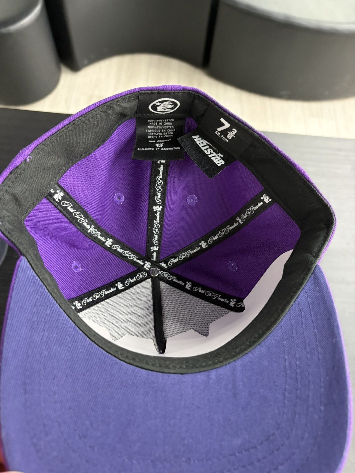 HELLSTAR HellStar OG Logo Fitted 59Fifty Hat Purple Size 7 3/8 Size ONE SIZE - 5 Thumbnail