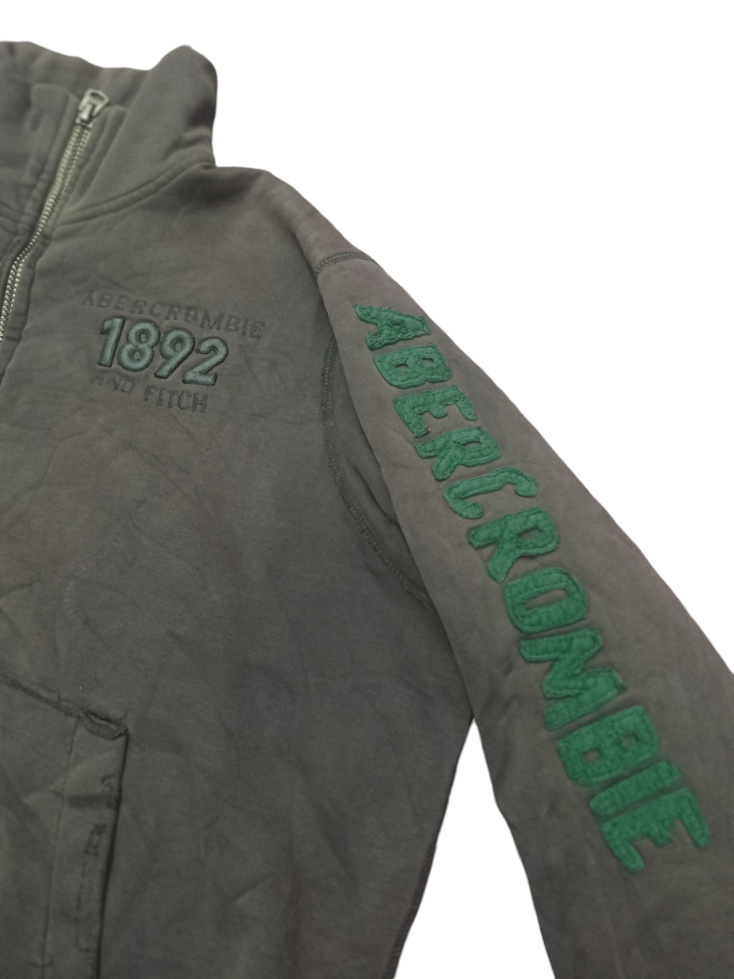 Abercrombie & Fitch × Japanese Brand Vtg Distressed thrashed abercrombie & fitch sweater Size US XL / EU 56 / 4 - 2 Thumbnail