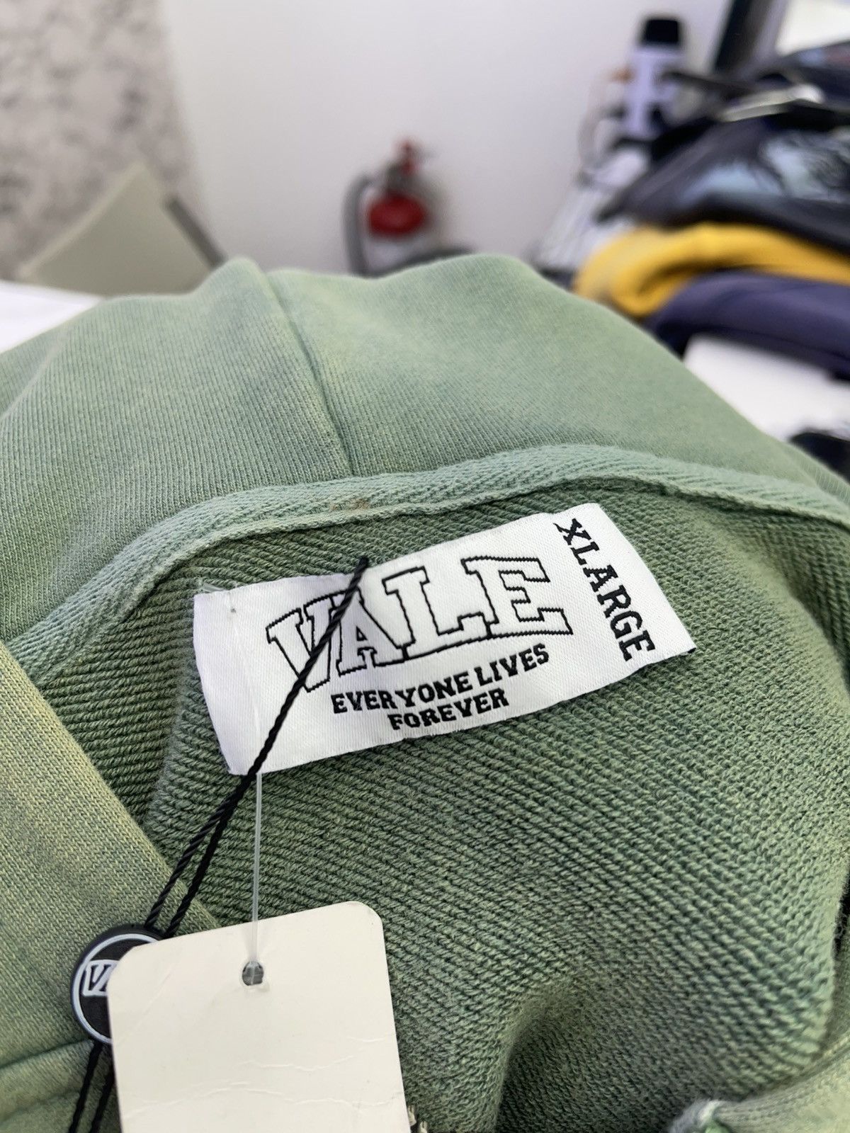 Vale Vale lives “motorcross” zip up hoodie ( green) Size US XL / EU 56 / 4 - 3 Thumbnail