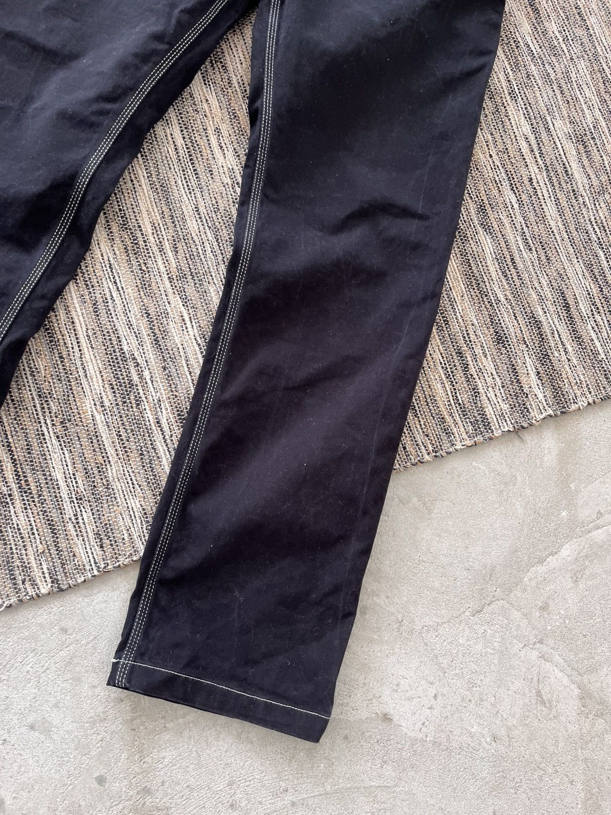 Vans Vintage Vans Workwear Style Black Denim Pants sk8 Y2K Size US 31 - 4 Thumbnail