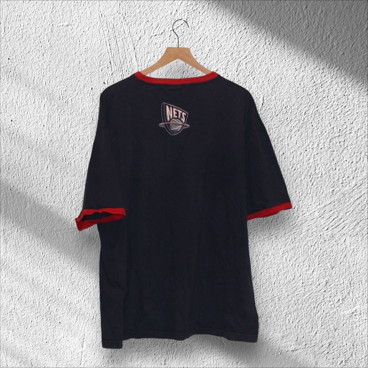Vintage Vintage New Jersey Nets Brooklyn 2XL Ringer Shirt NBA Size US XXL / EU 58 / 5 - 2 Thumbnail