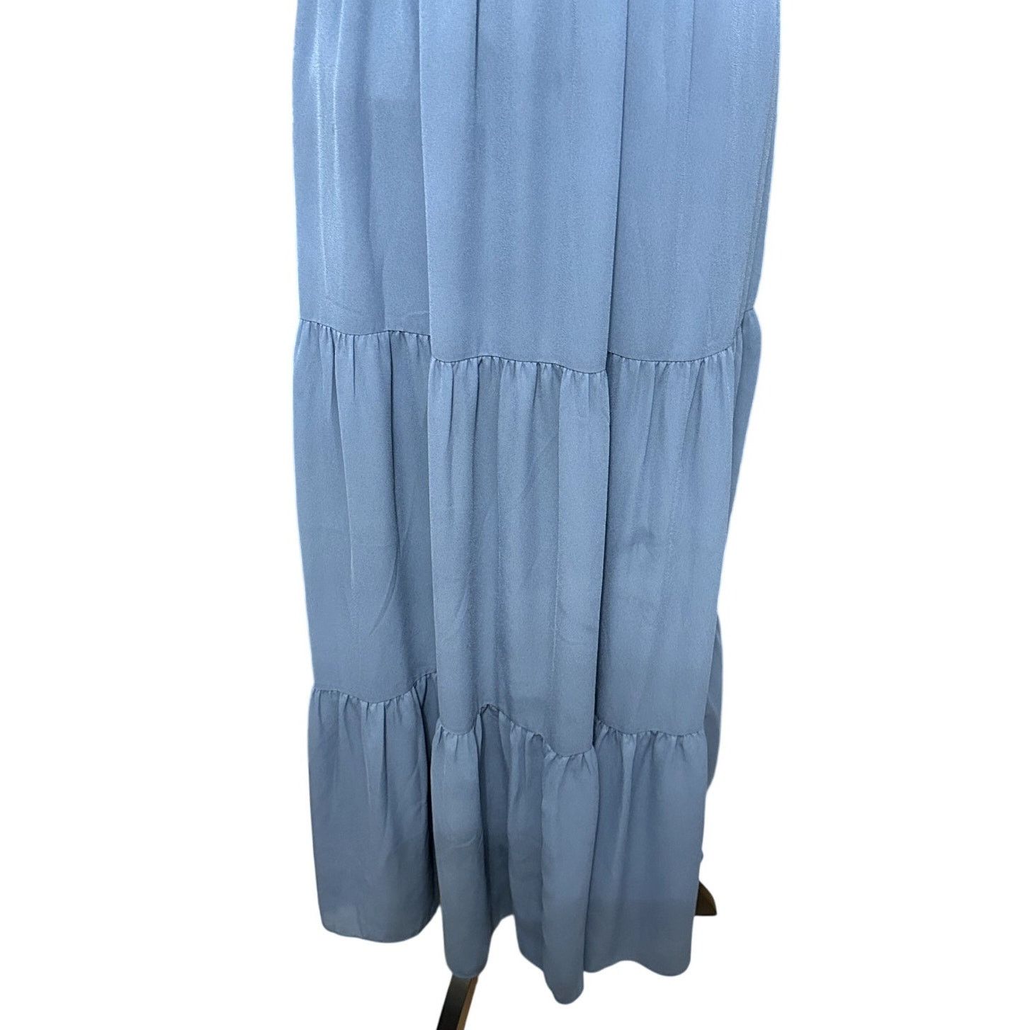 Other WAYF Talia Tiered Maxi Dress Strapless Smocked Blue W M NWOT Size M / US 6-8 / IT 42-44 - 4 Thumbnail