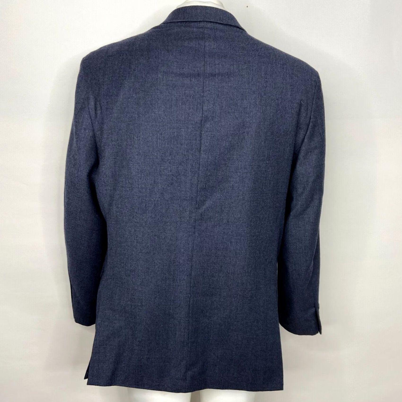 Tommy Hilfiger Tommy Hilfiger XL Men's 100% Wool Two Button Blazer Sport Coat Blue Size 46R - 3 Thumbnail