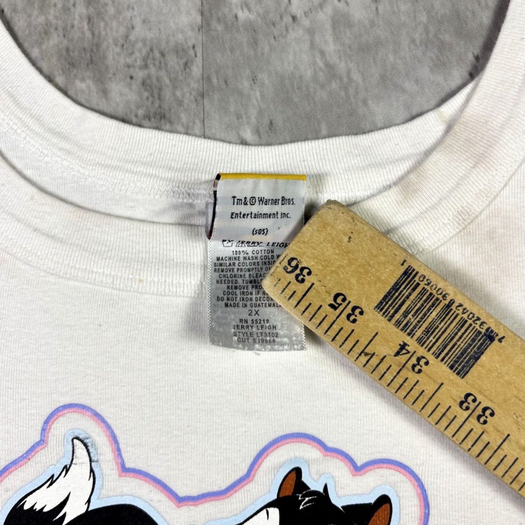 Vintage VINTAGE Looney Tunes Tank Top Women’s 2XL White Tweety 90s Cartoon Promo Cropped Sleeveless Shirt Mens? Size XXL / US 16-18 / IT 52-54 - 6 Thumbnail