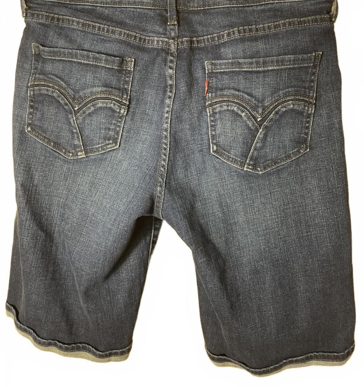 Levi's Levi's 525 Denim Shorts Women's Size 10 Blue Perfect Waist Size 30" / US 8 / IT 44 - 5 Thumbnail