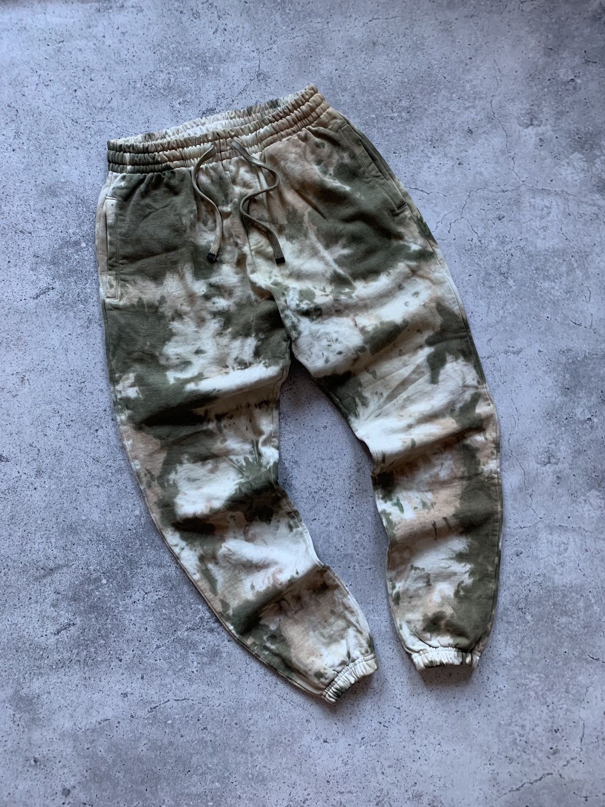 Talentless Talentless Camo Green Acid Wash Sweatsuit Hoodie Sweatpants Size US XL / EU 56 / 4 - 6 Thumbnail