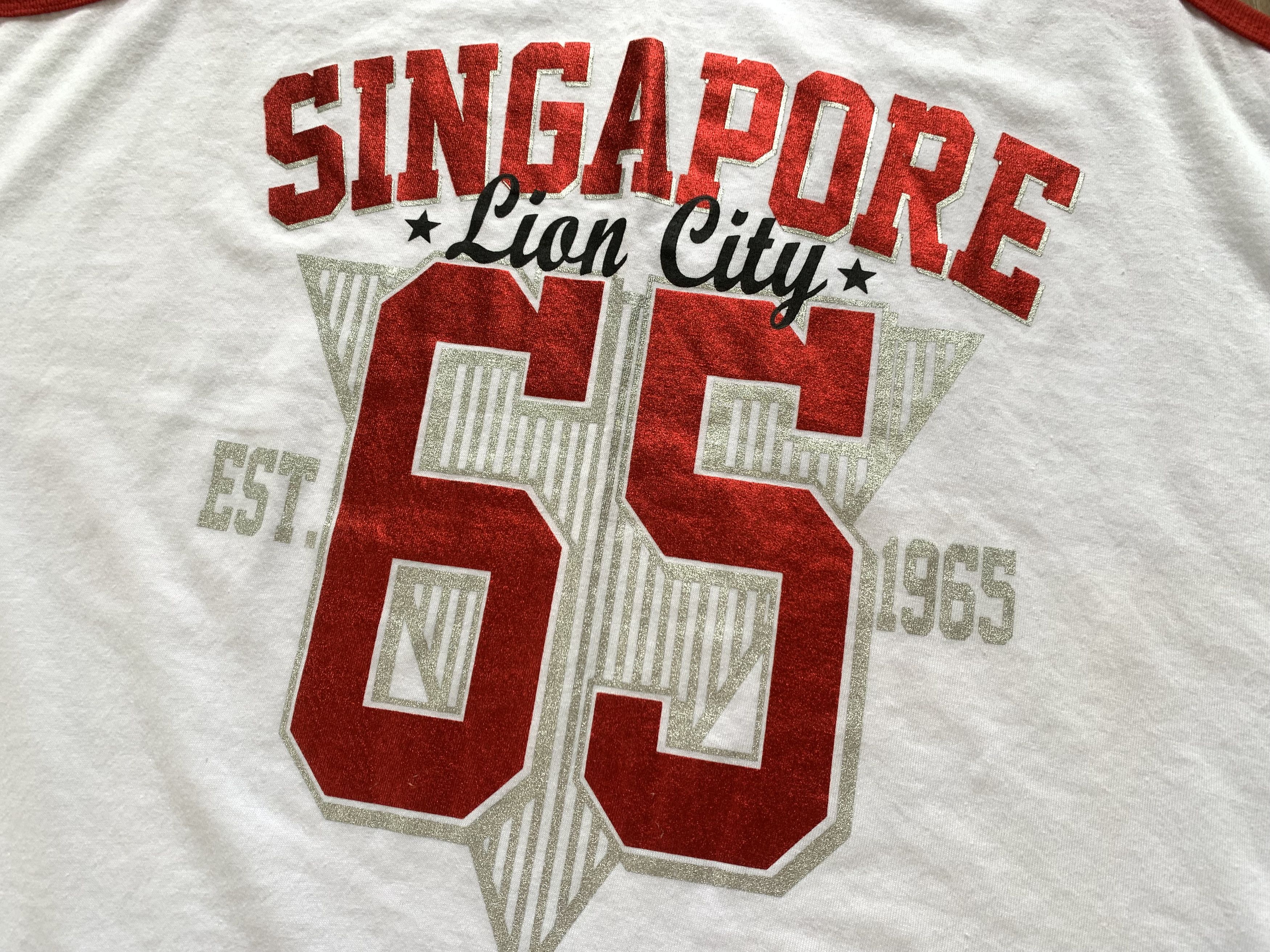Guardian Angel Singapore Lions City Cotton Printed Sleevles Size US XL / EU 56 / 4 - 5 Thumbnail