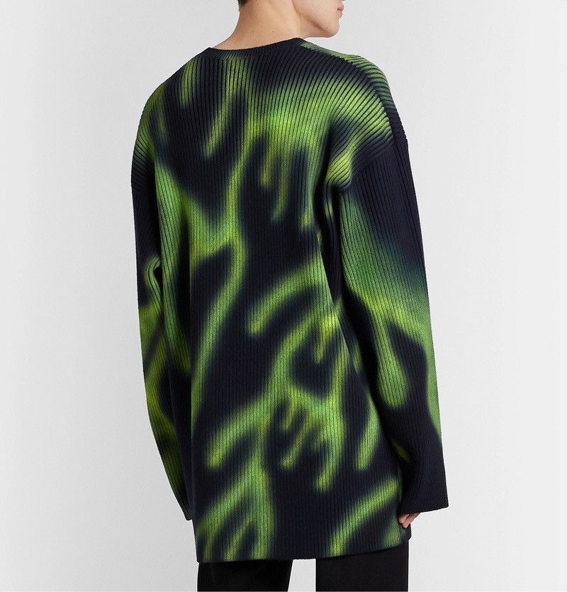 Balenciaga Resort 2020 “Flame” Spray-Paint Airbrush Graffiti Knit Size US S / EU 44-46 / 1 - 5 Thumbnail
