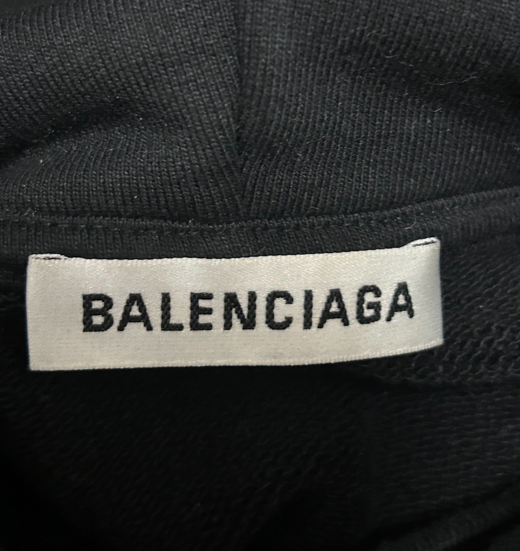 Balenciaga Balenciaga black cola hoodie 2501-Nextarrow Size US XS / EU 42 / 0 - 3 Thumbnail